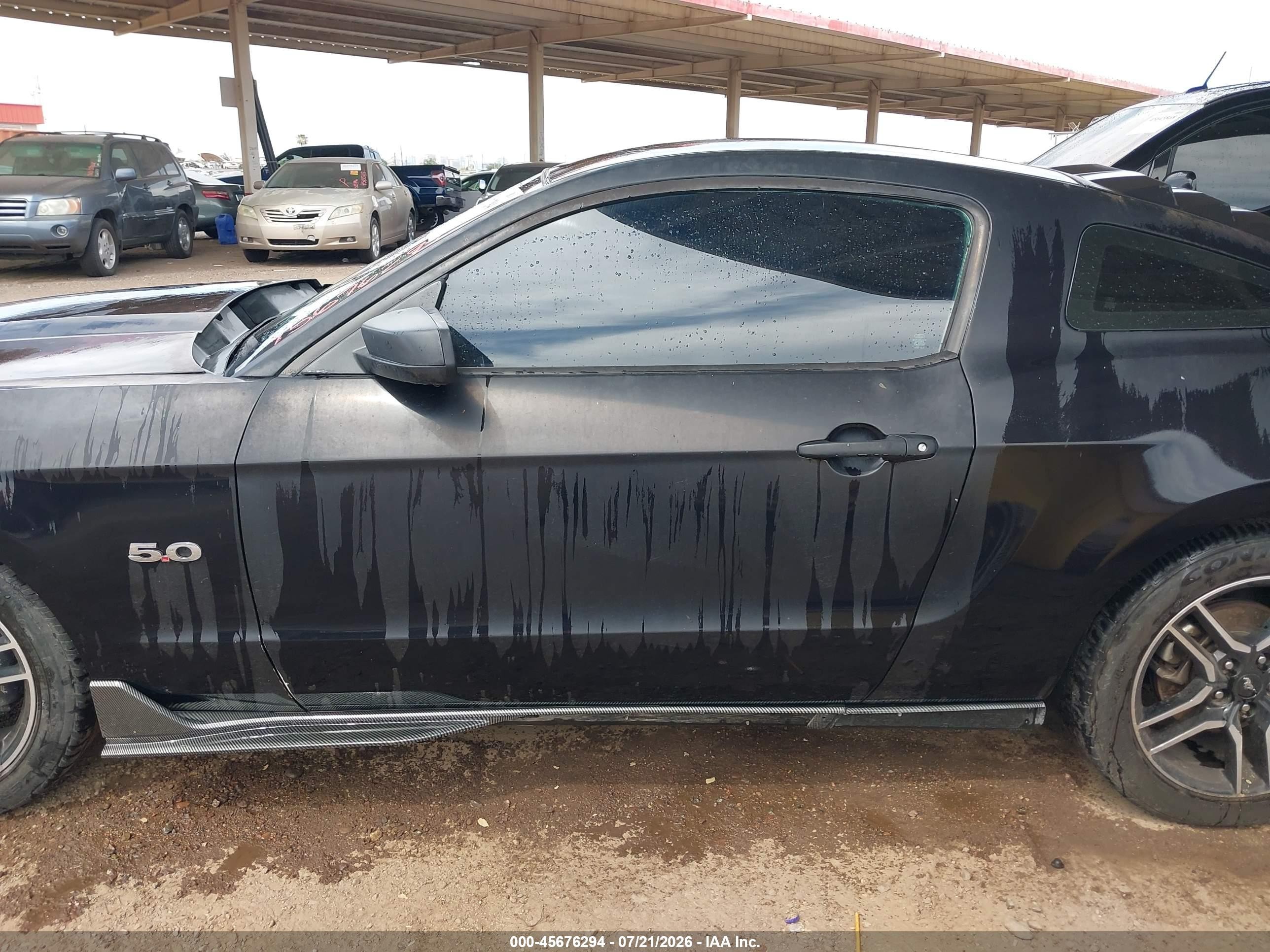 2011 Ford Mustang V6 Black vin: 1ZVBP8AM4B5152192