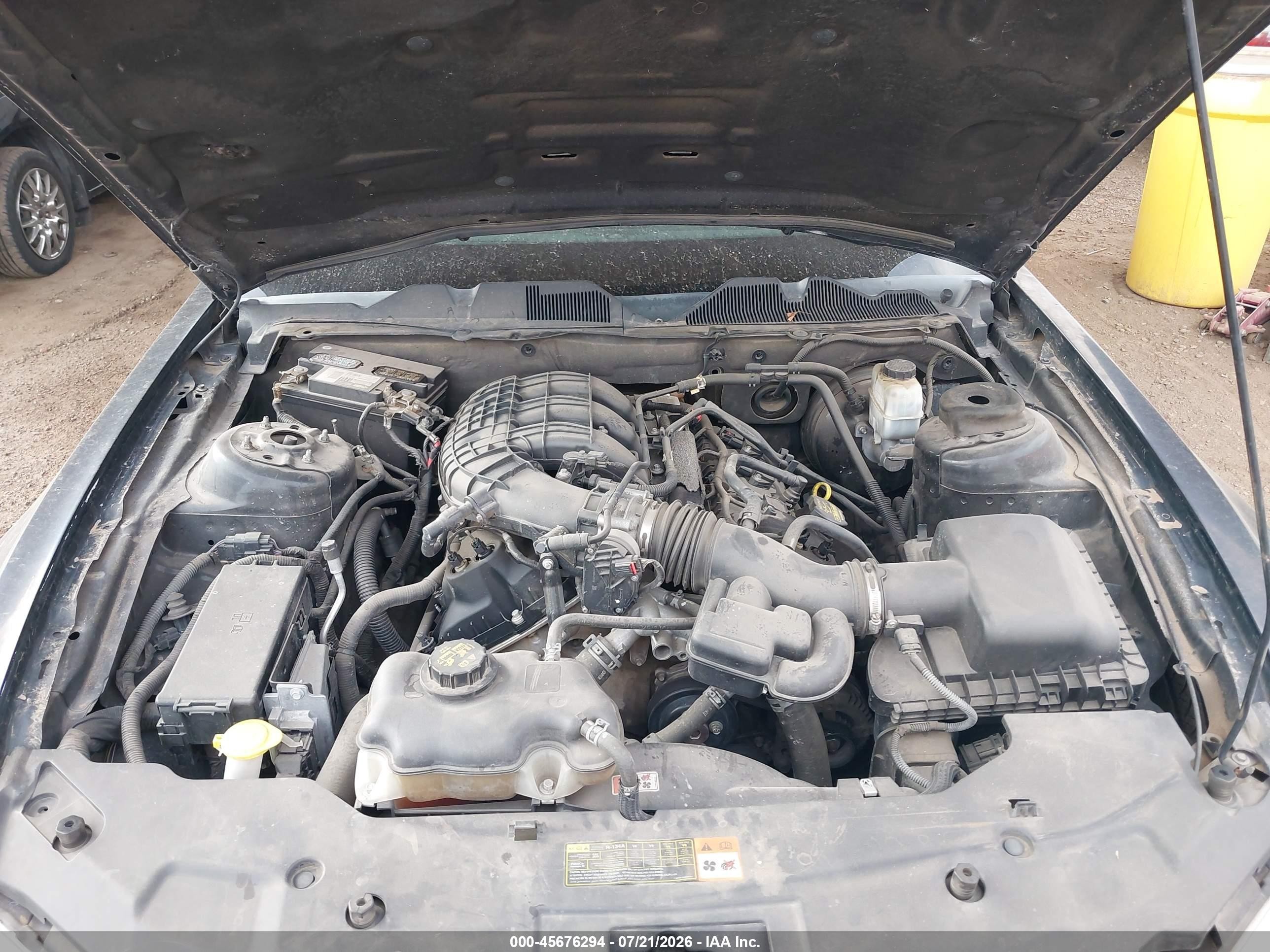 2011 Ford Mustang V6 Black vin: 1ZVBP8AM4B5152192