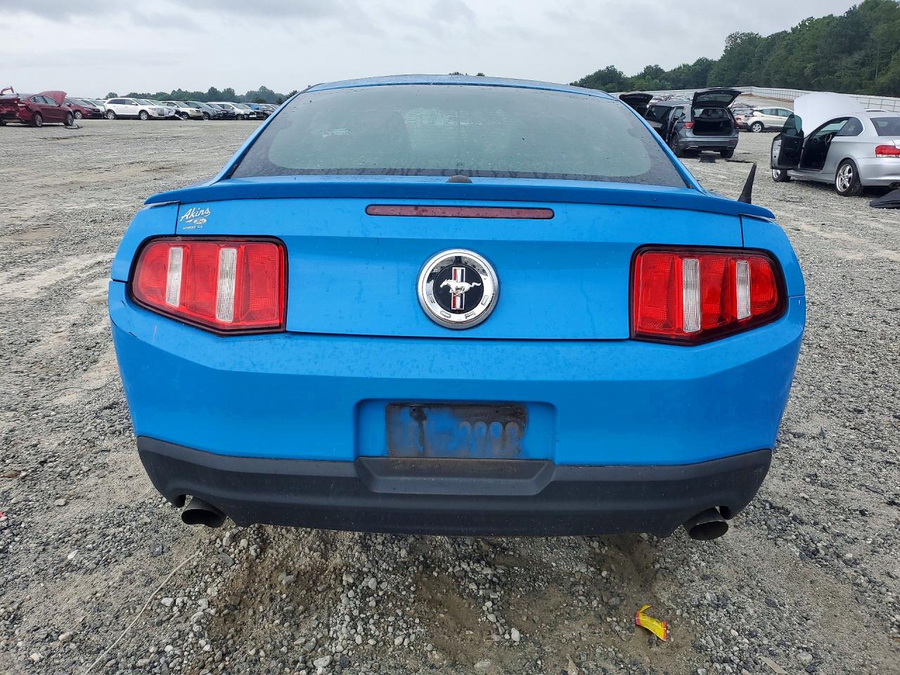 2012 Ford Mustang Синий vin: 1ZVBP8AM4C5206057