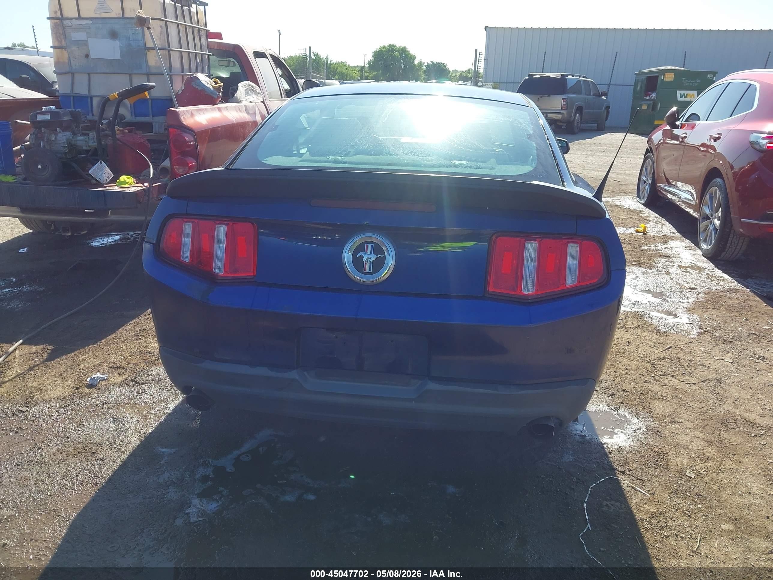 2012 Ford Mustang V6 Premium Blue vin: 1ZVBP8AM4C5211162