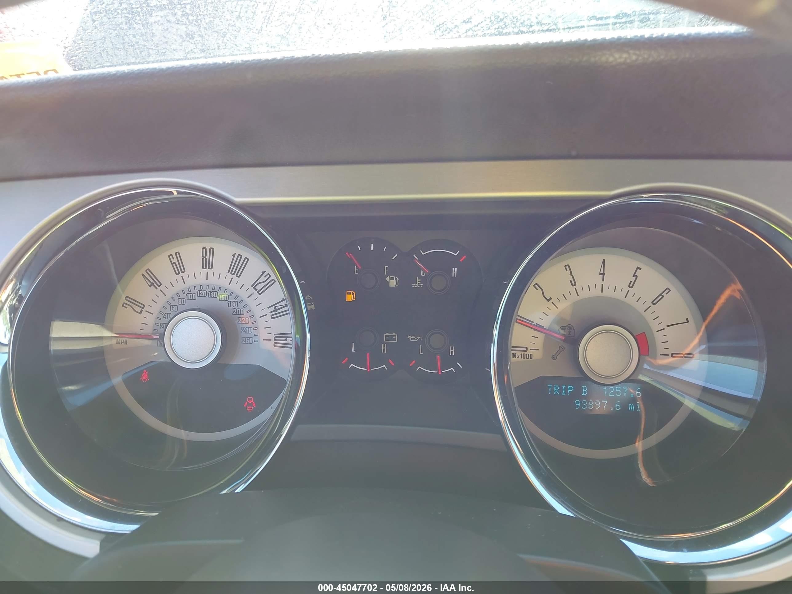 2012 Ford Mustang V6 Premium Blue vin: 1ZVBP8AM4C5211162