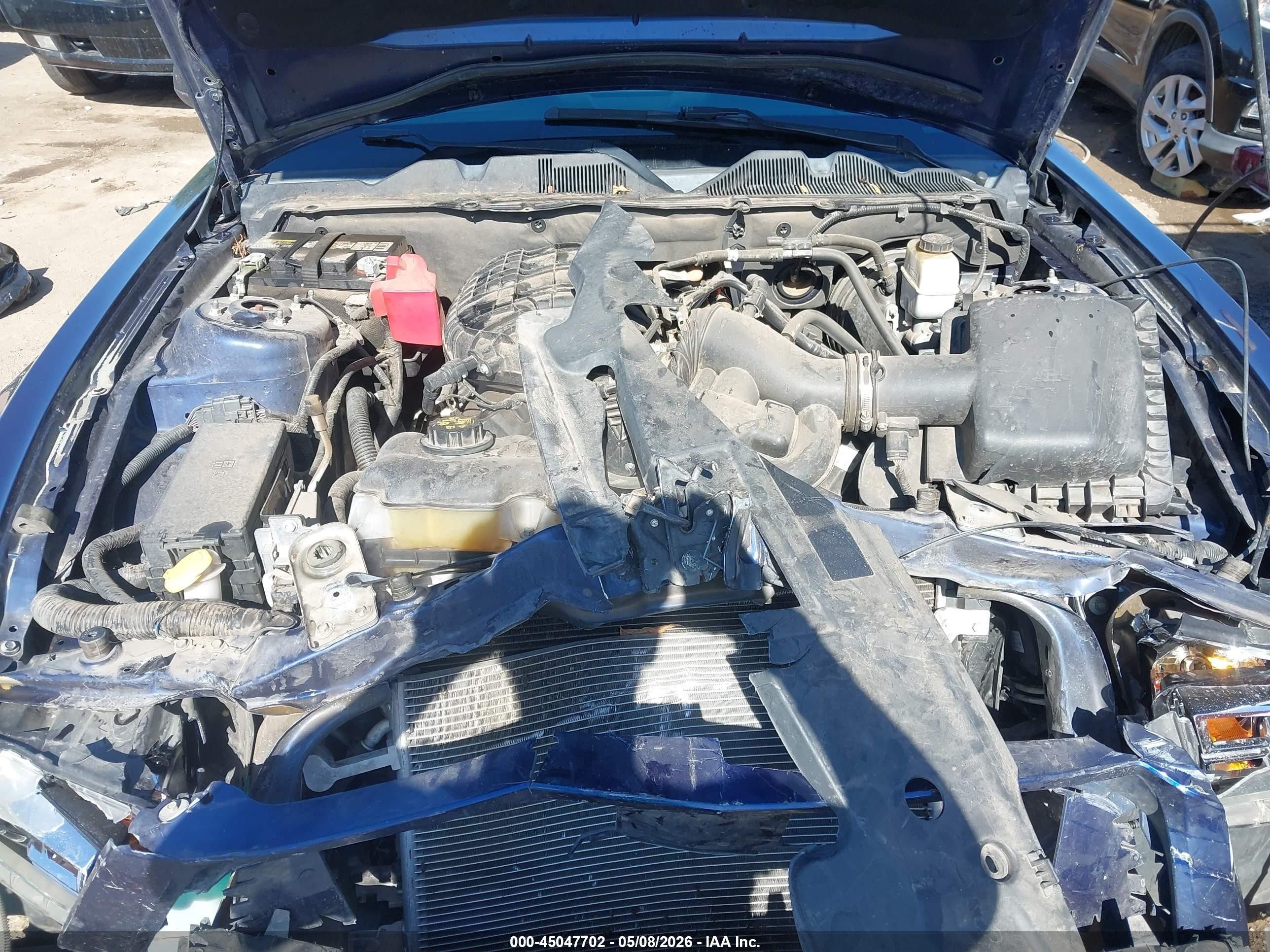 2012 Ford Mustang V6 Premium Blue vin: 1ZVBP8AM4C5211162