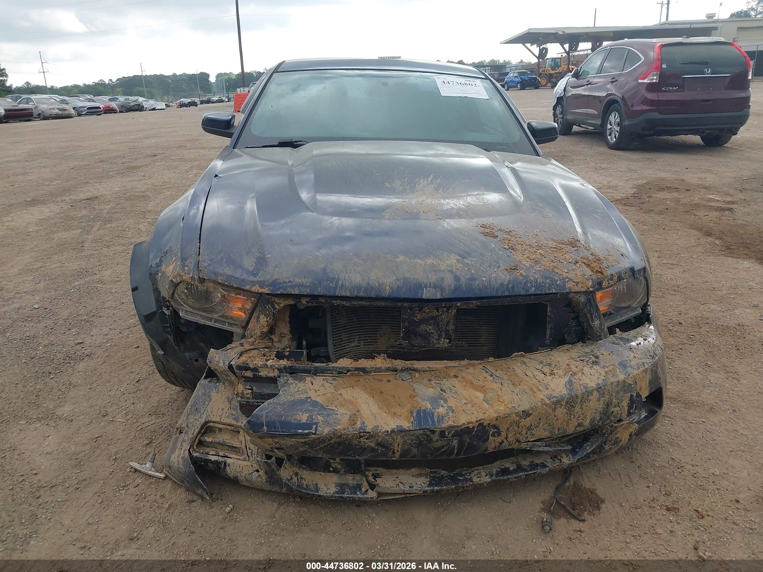 2012 Ford Mustang V6 Dark Blue vin: 1ZVBP8AM4C5227166