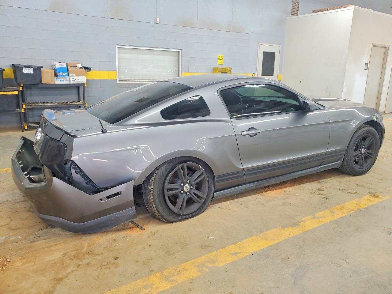 2012 Ford Mustang Gray vin: 1ZVBP8AM4C5269207
