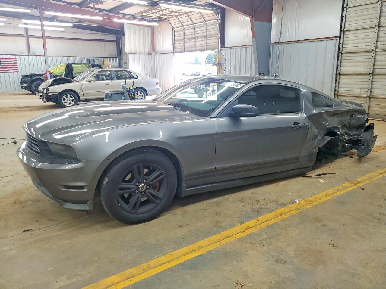 2012 Ford Mustang Gray vin: 1ZVBP8AM4C5269207