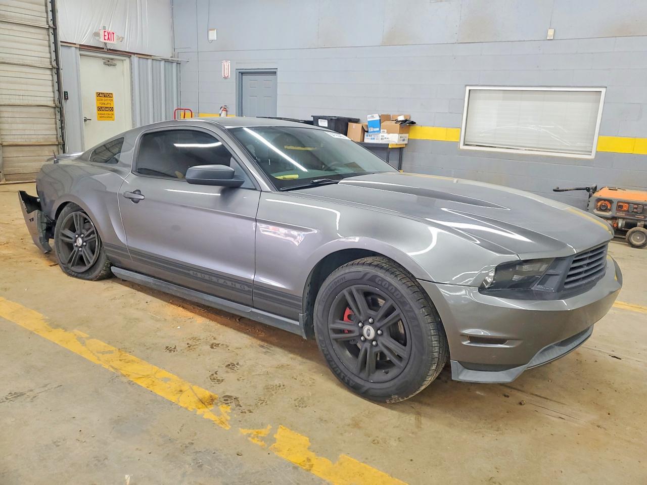2012 Ford Mustang Gray vin: 1ZVBP8AM4C5269207