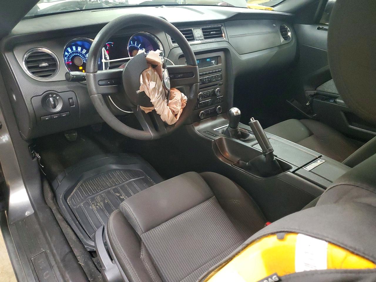 2012 Ford Mustang Gray vin: 1ZVBP8AM4C5269207