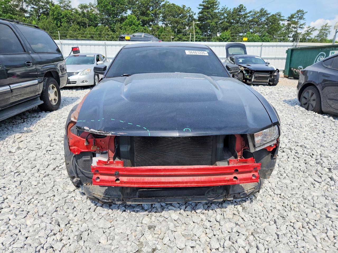 2012 Ford Mustang Black vin: 1ZVBP8AM4C5283382