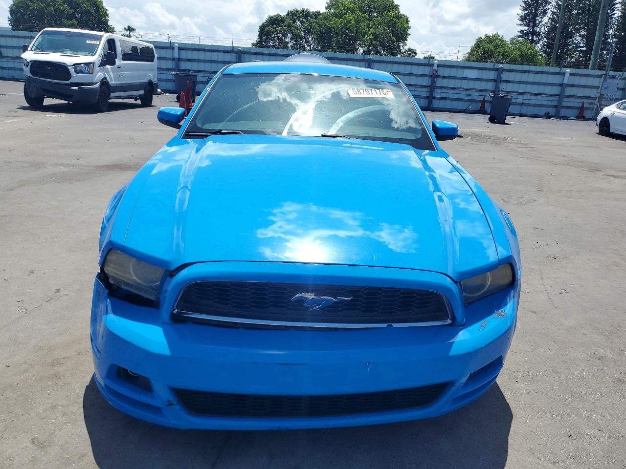 2013 Ford Mustang Blue vin: 1ZVBP8AM4D5241134