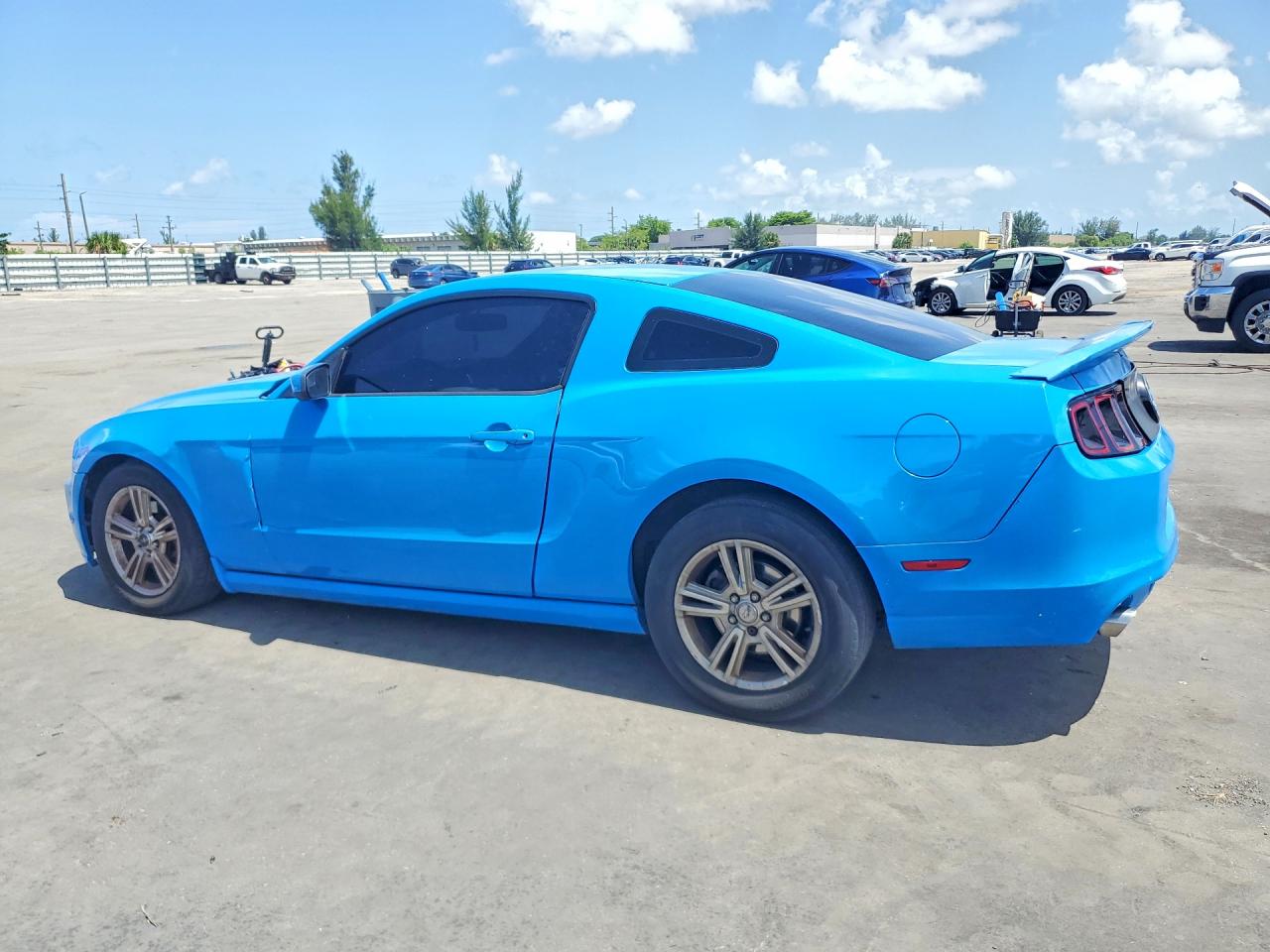 2013 Ford Mustang Blue vin: 1ZVBP8AM4D5241134