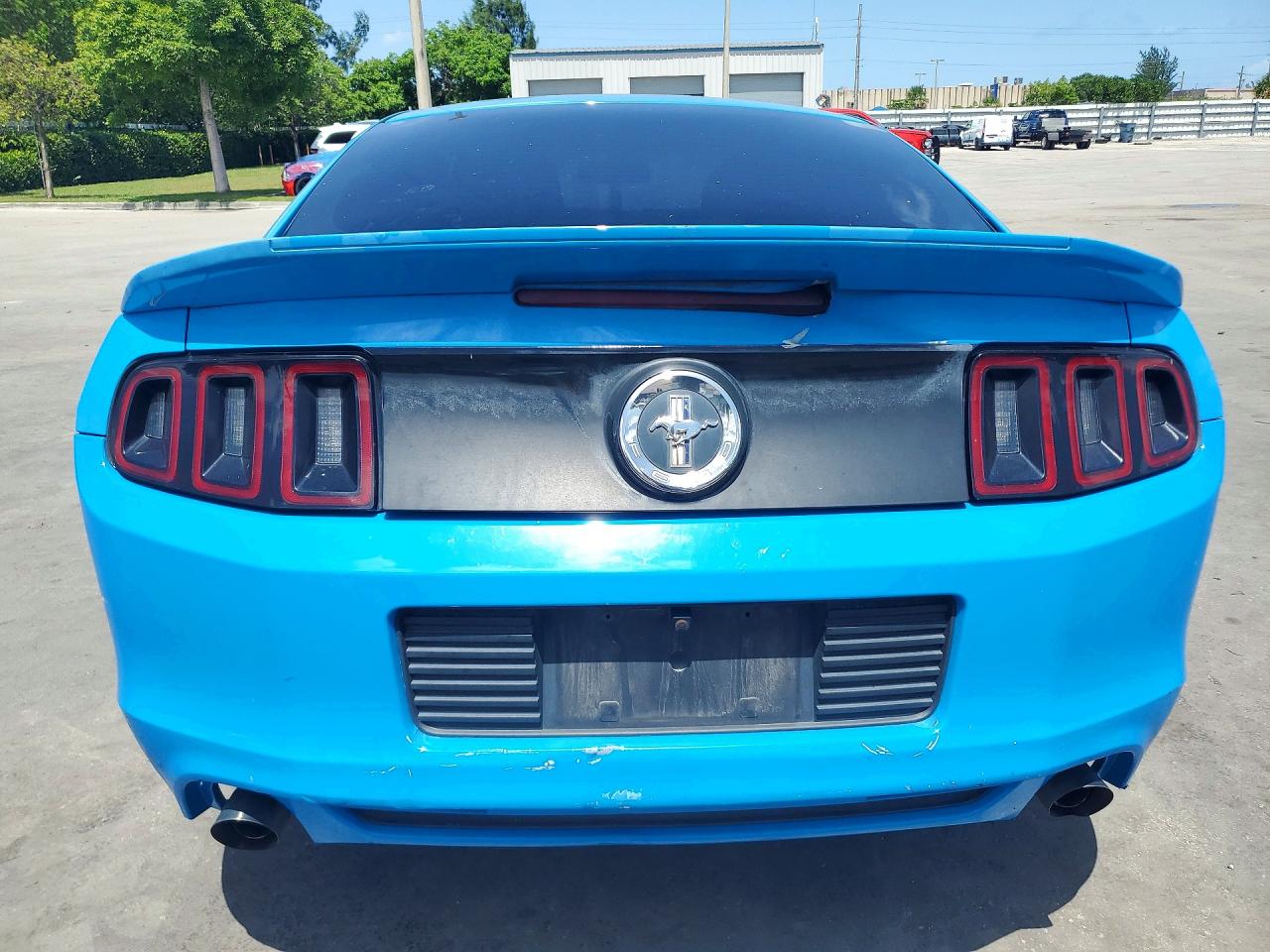 2013 Ford Mustang Blue vin: 1ZVBP8AM4D5241134
