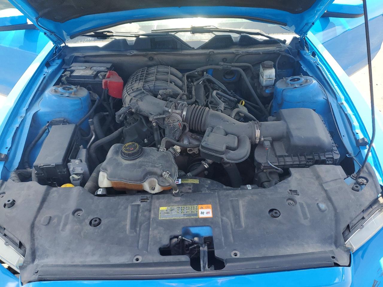 2013 Ford Mustang Blue vin: 1ZVBP8AM4D5241134