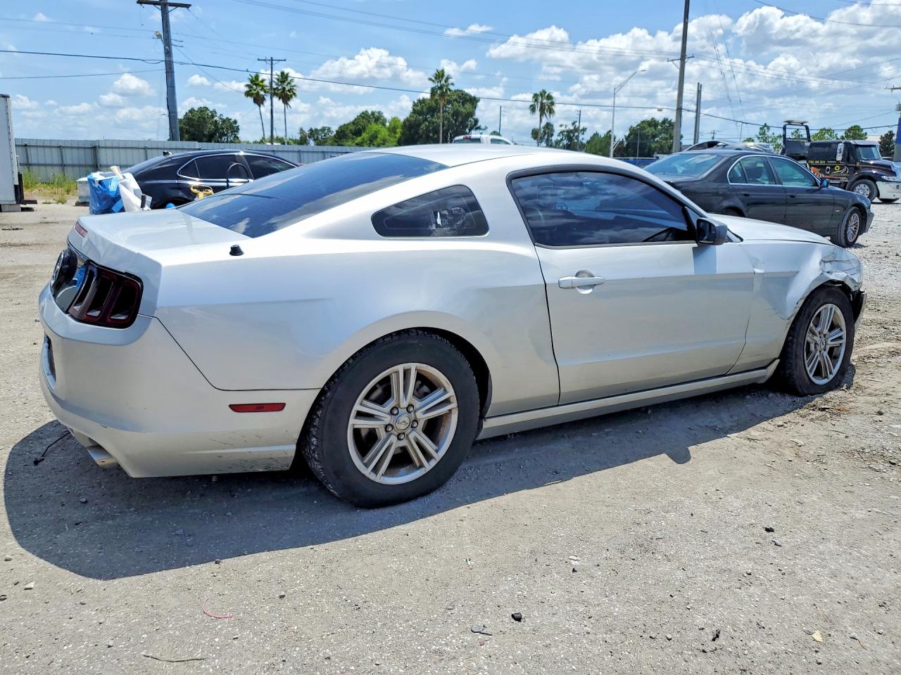 2013 Ford Mustang Silver vin: 1ZVBP8AM4D5251954