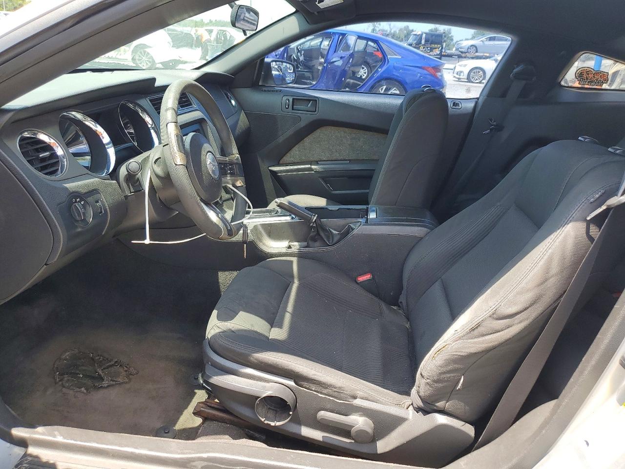 2013 Ford Mustang Silver vin: 1ZVBP8AM4D5251954