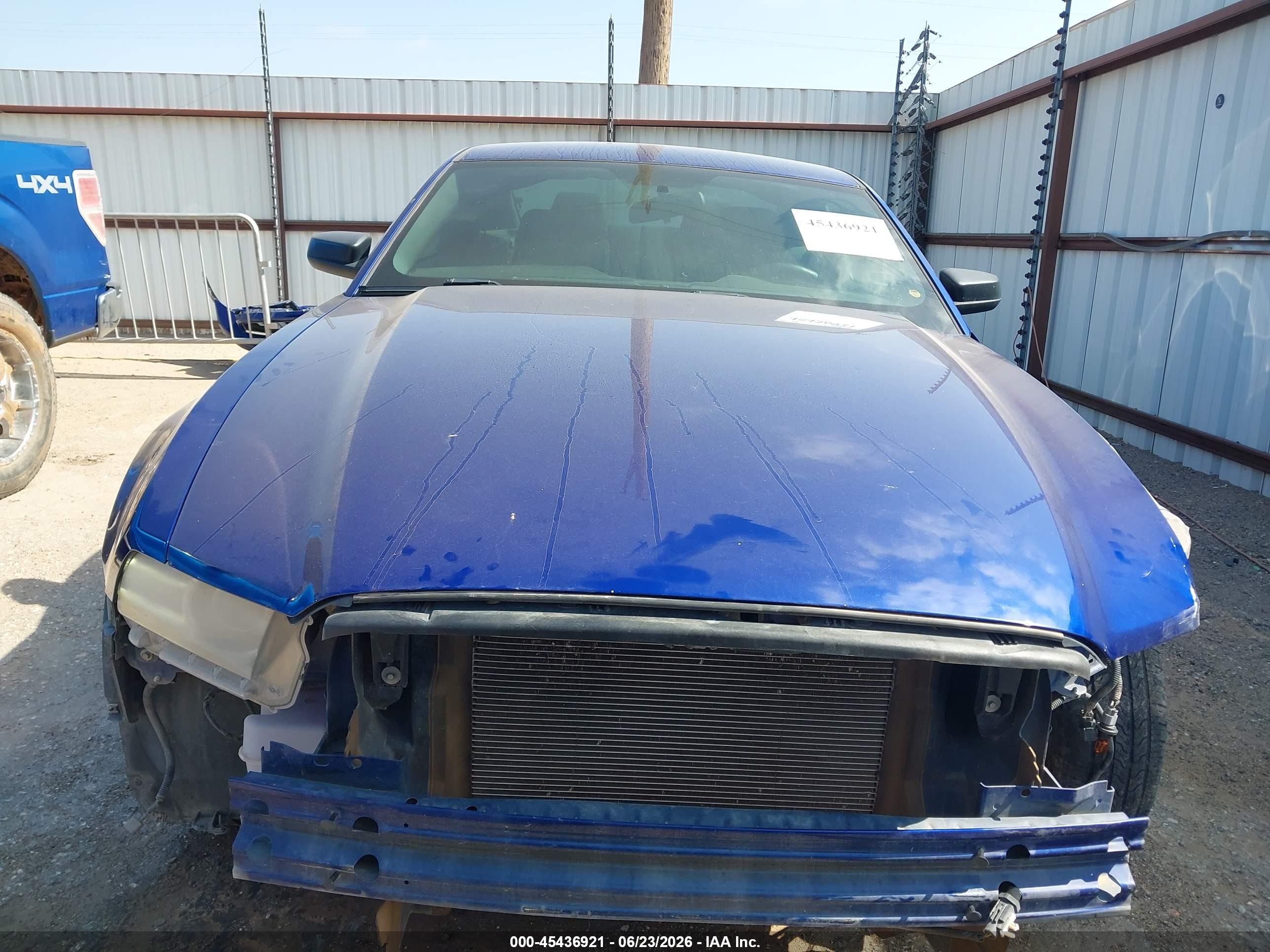2013 Ford Mustang V6 Blue vin: 1ZVBP8AM4D5262405