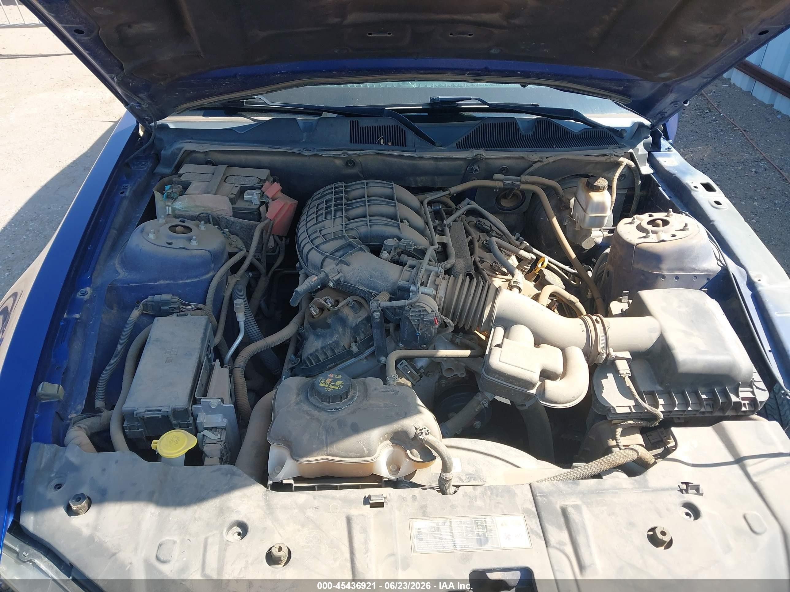 2013 Ford Mustang V6 Blue vin: 1ZVBP8AM4D5262405