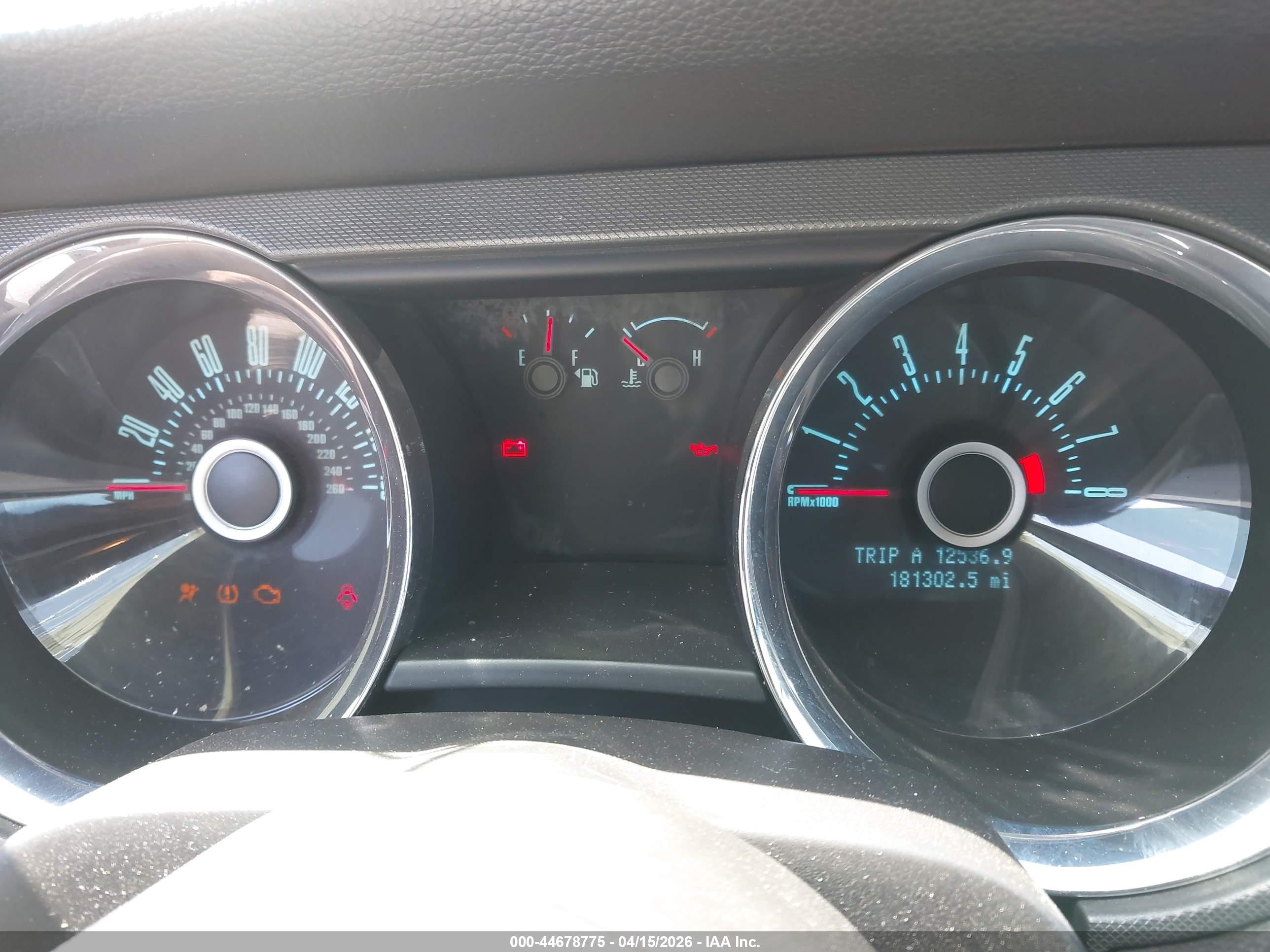 2013 Ford Mustang V6 Gray vin: 1ZVBP8AM4D5262601