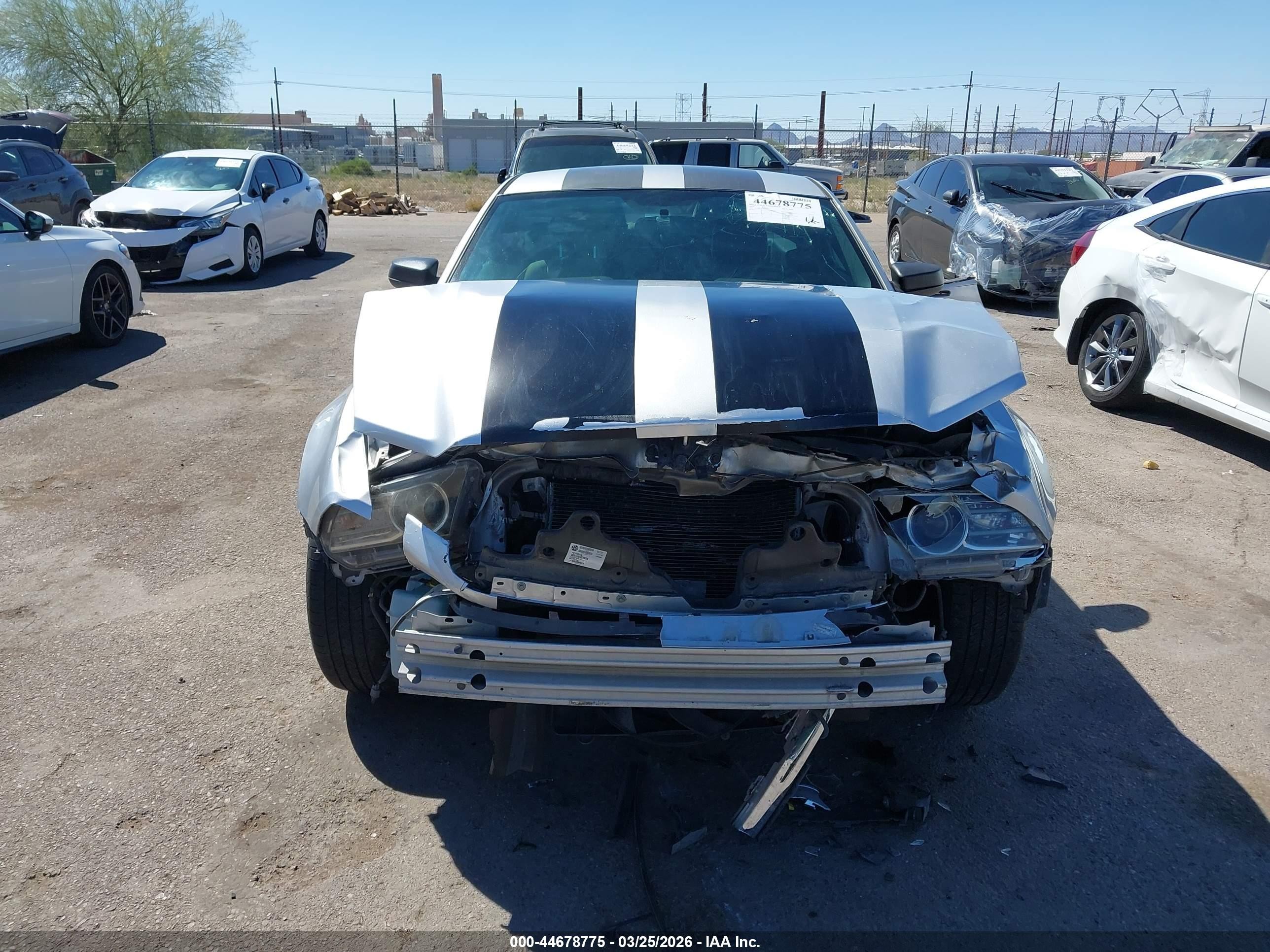 2013 Ford Mustang V6 Gray vin: 1ZVBP8AM4D5262601