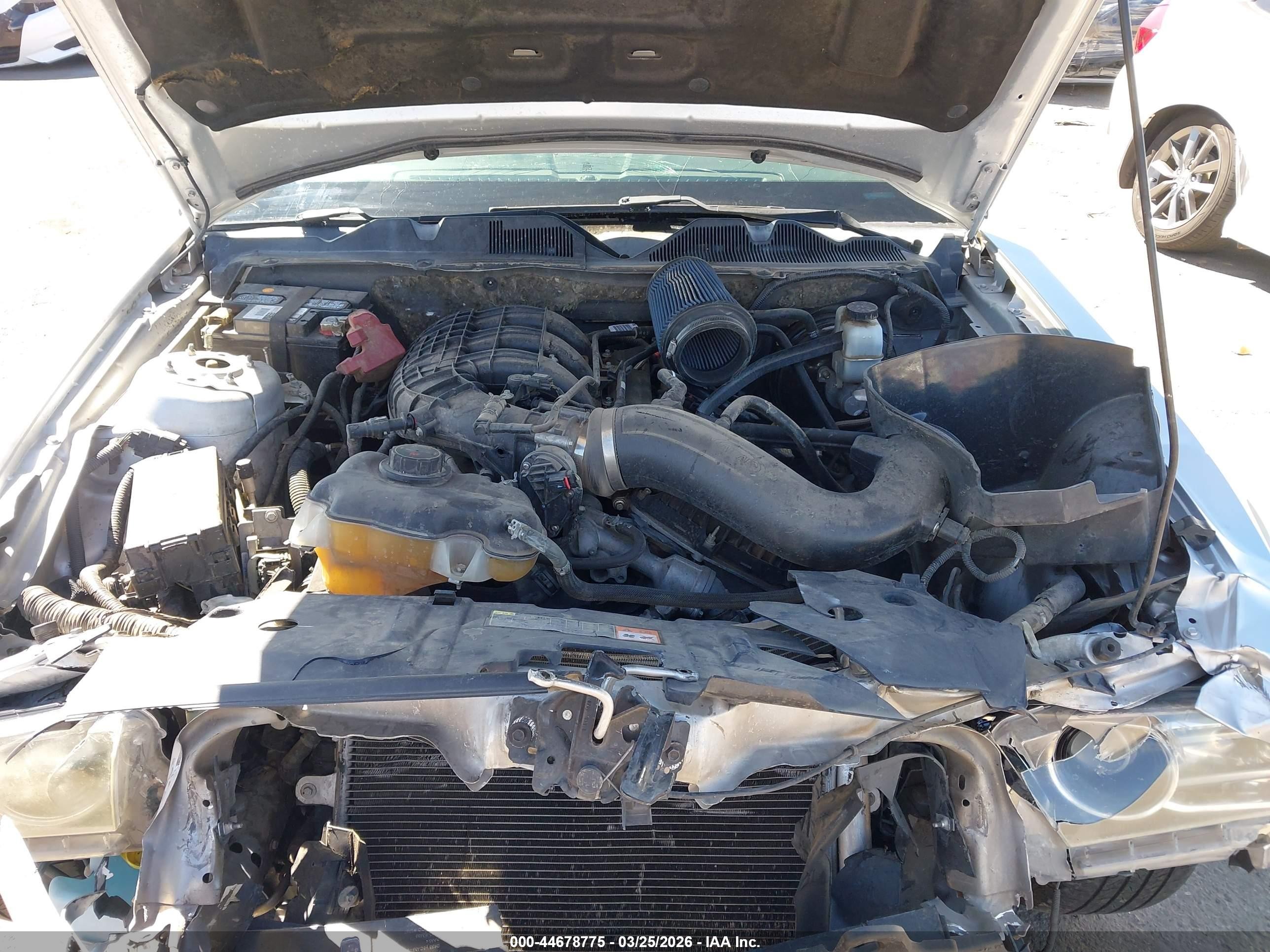 2013 Ford Mustang V6 Gray vin: 1ZVBP8AM4D5262601