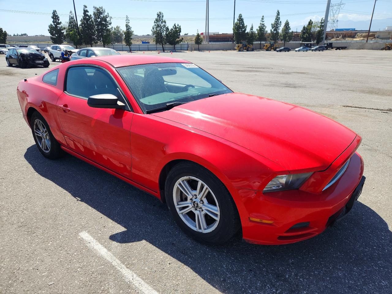 2013 Ford Mustang Red vin: 1ZVBP8AM4D5272111