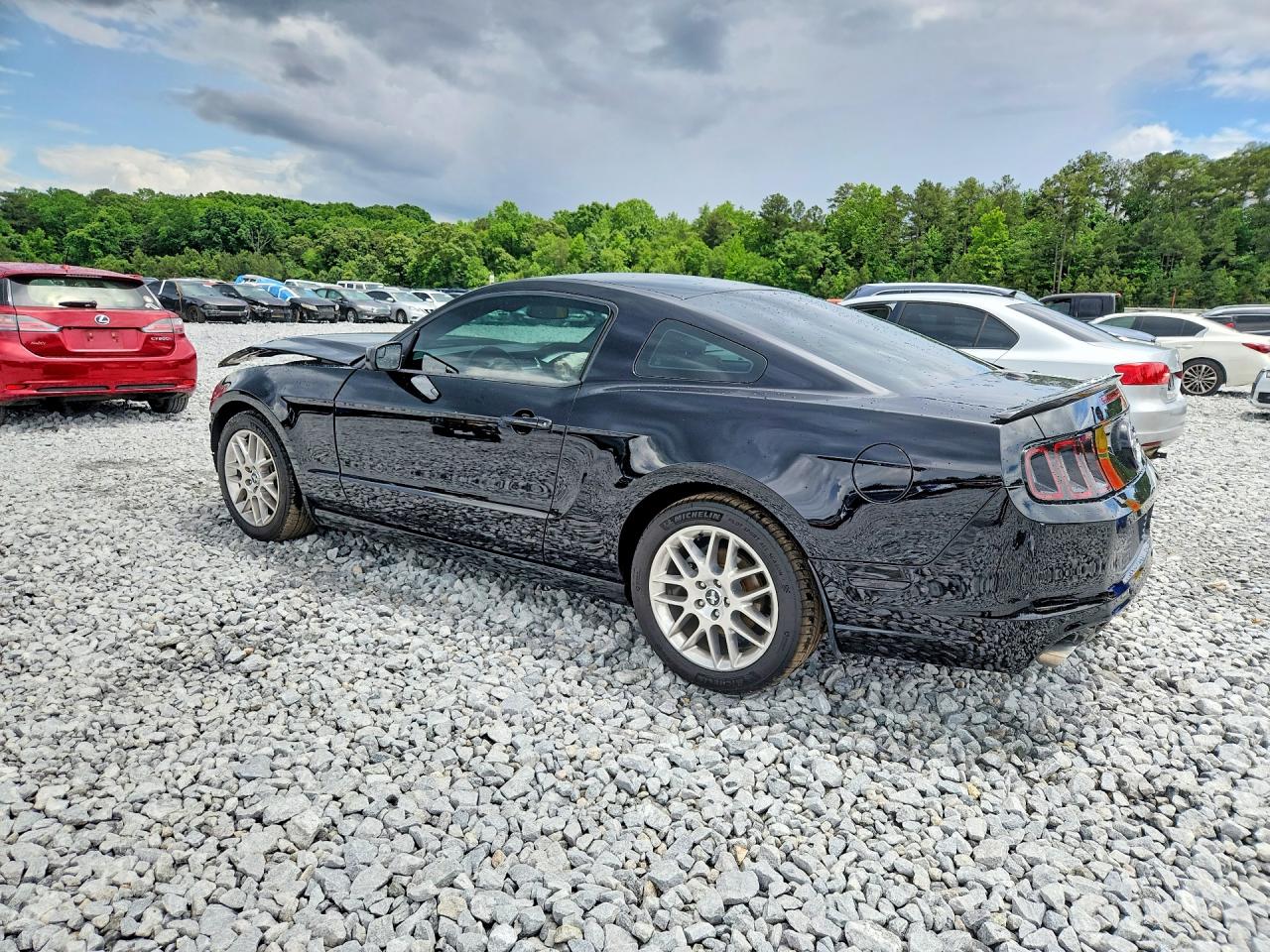 2013 Ford Mustang Black vin: 1ZVBP8AM4D5273341