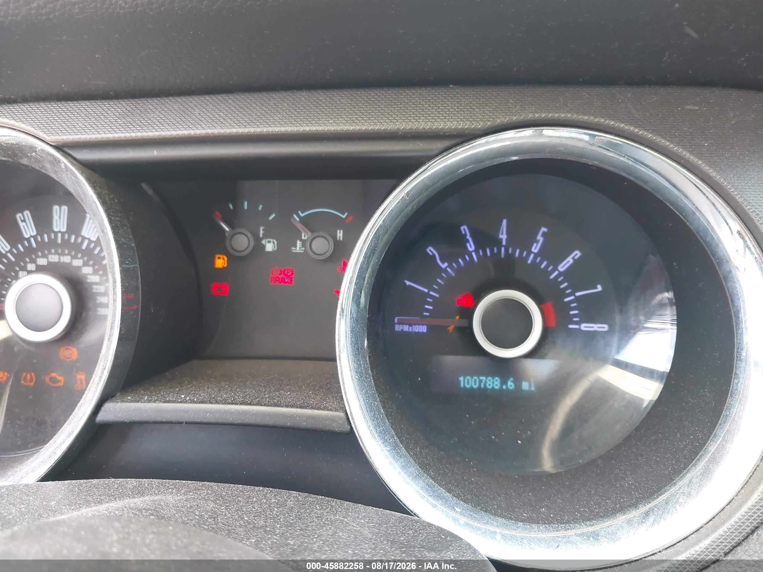 2013 Ford Mustang V6 Серый vin: 1ZVBP8AM4D5281889