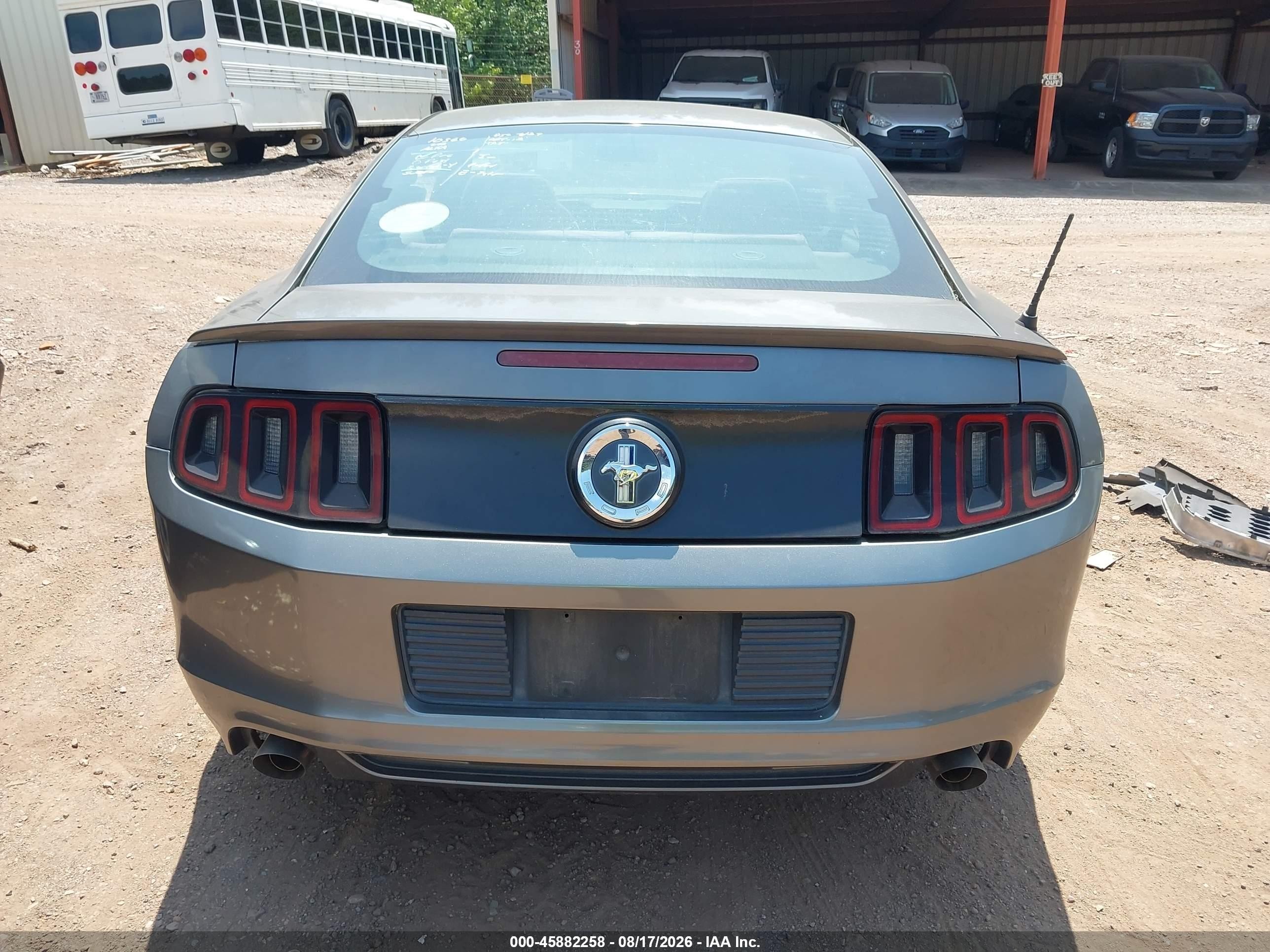 2013 Ford Mustang V6 Серый vin: 1ZVBP8AM4D5281889