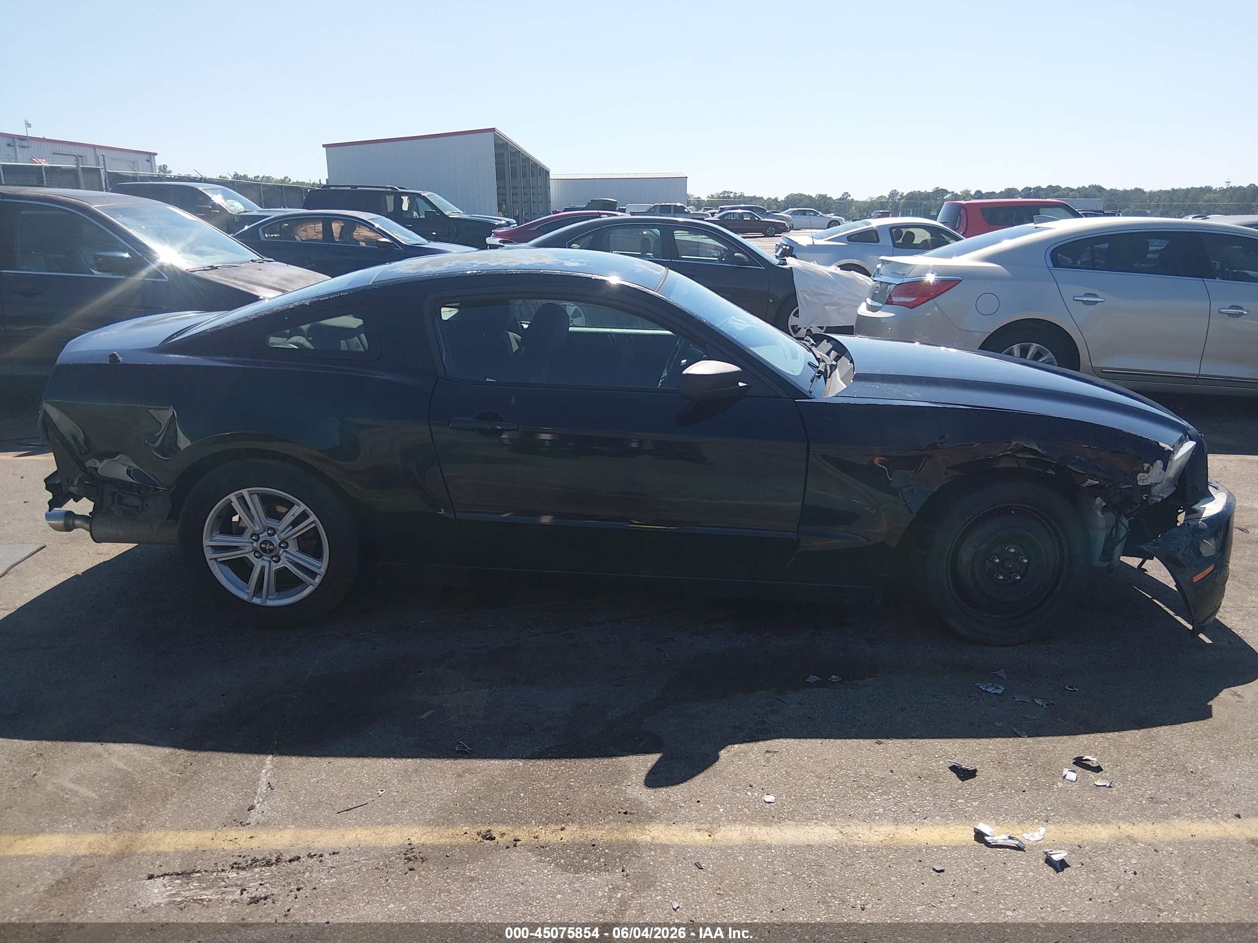 2014 Ford Mustang V6 Черный vin: 1ZVBP8AM4E5266259