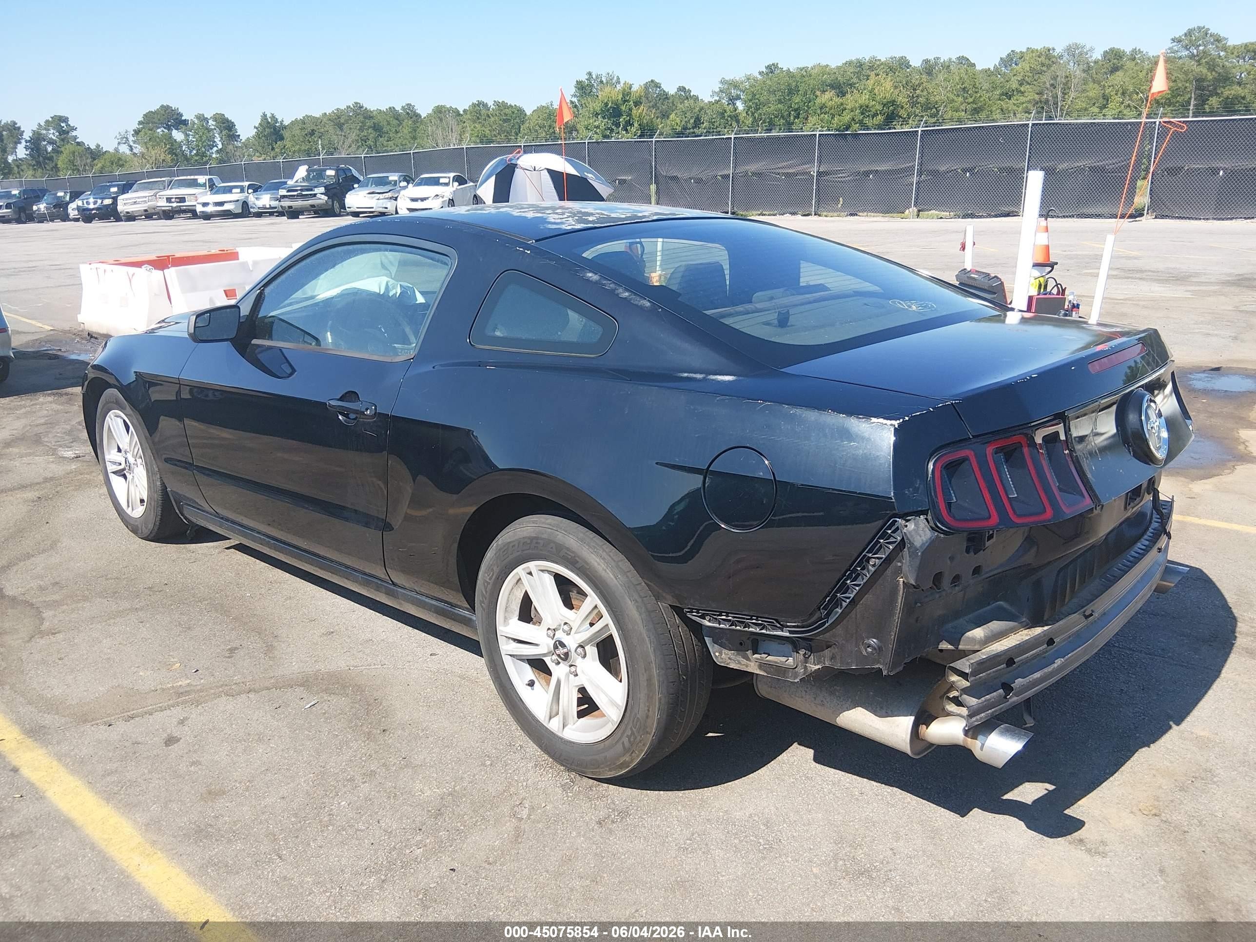 2014 Ford Mustang V6 Черный vin: 1ZVBP8AM4E5266259