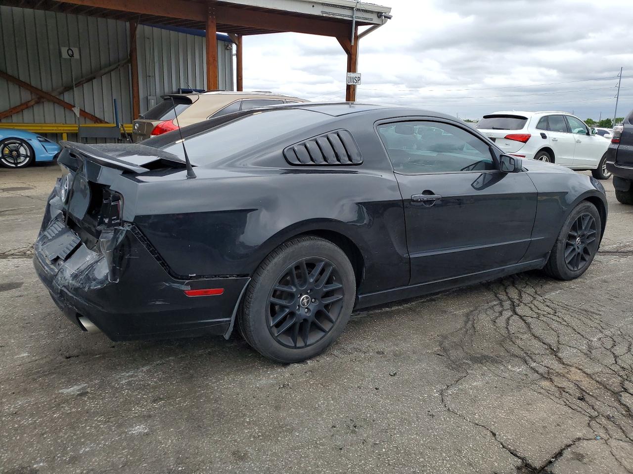 2014 Ford Mustang Black vin: 1ZVBP8AM4E5278007