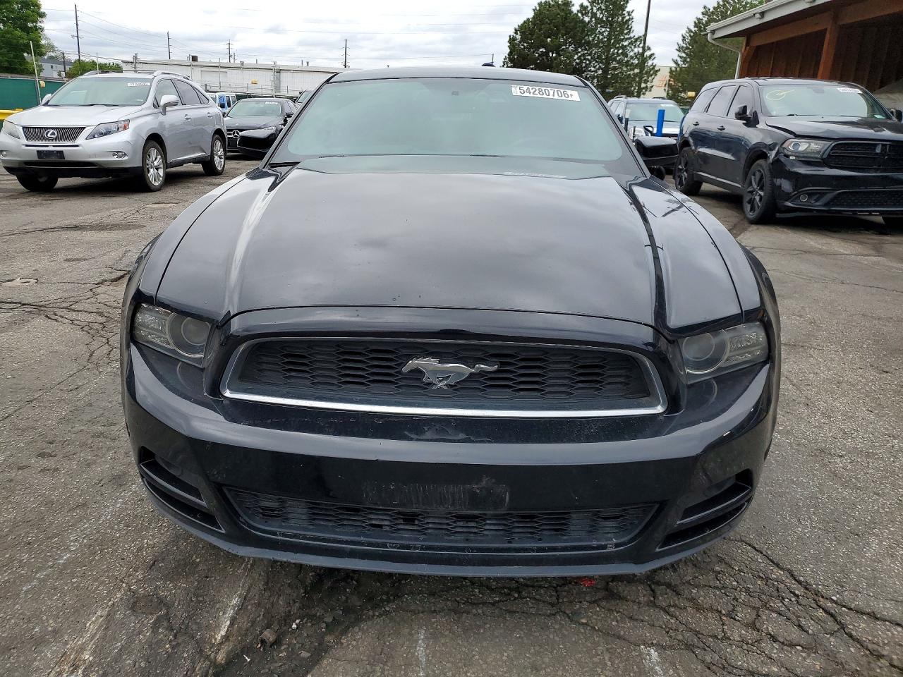 2014 Ford Mustang Black vin: 1ZVBP8AM4E5278007