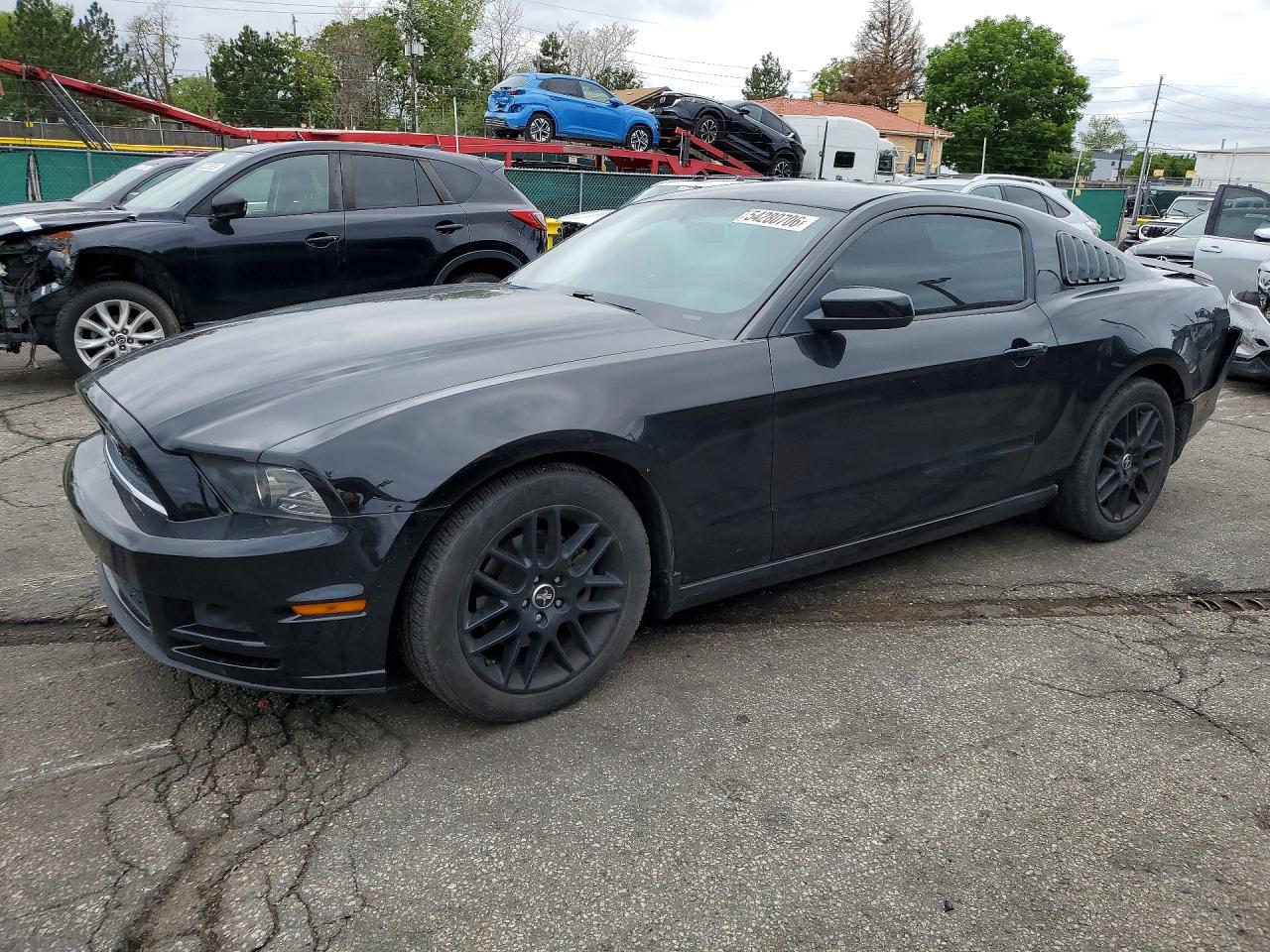 2014 Ford Mustang Black vin: 1ZVBP8AM4E5278007