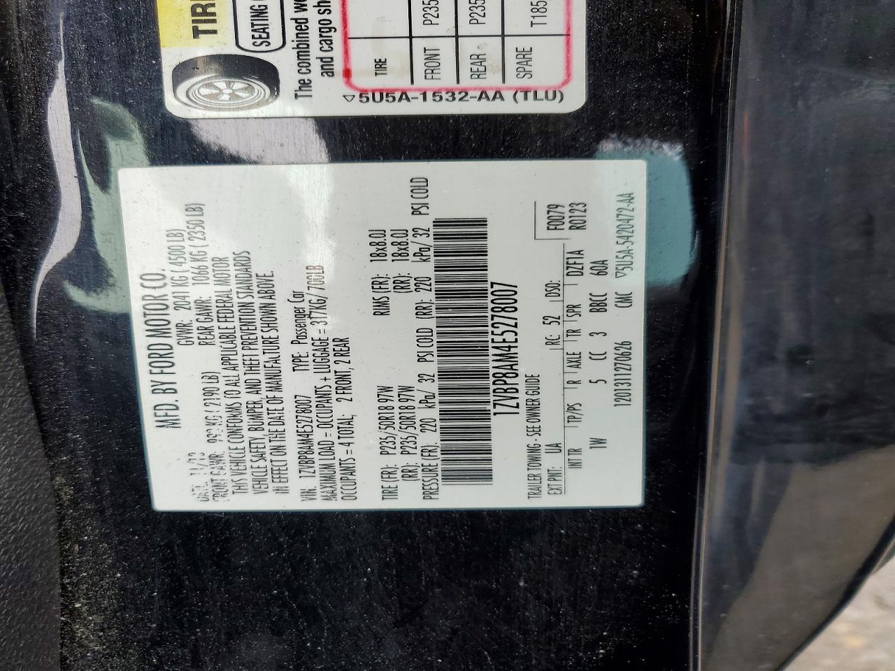 2014 Ford Mustang Black vin: 1ZVBP8AM4E5278007