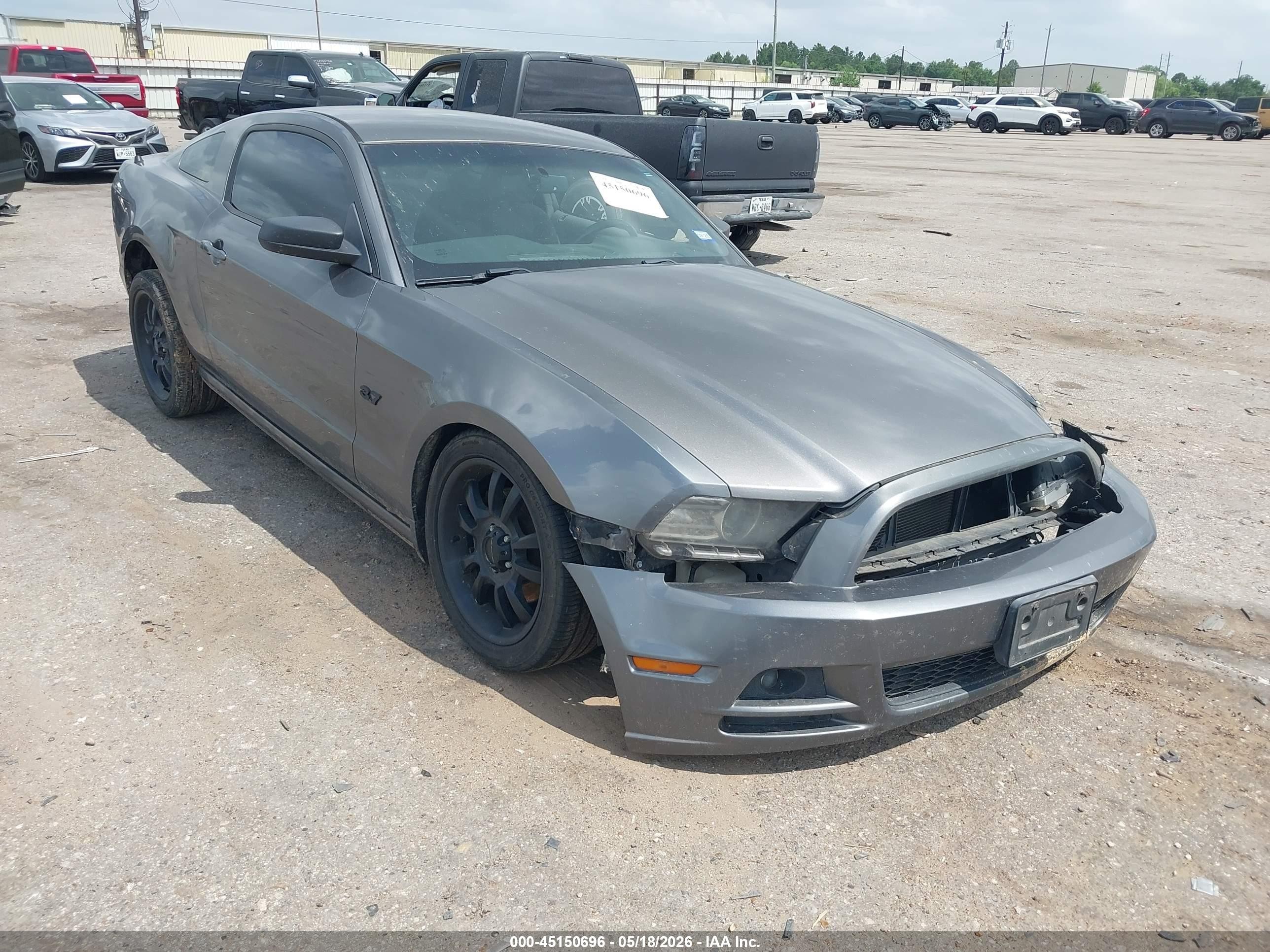 2014 Ford Mustang V6 Серый vin: 1ZVBP8AM4E5309658