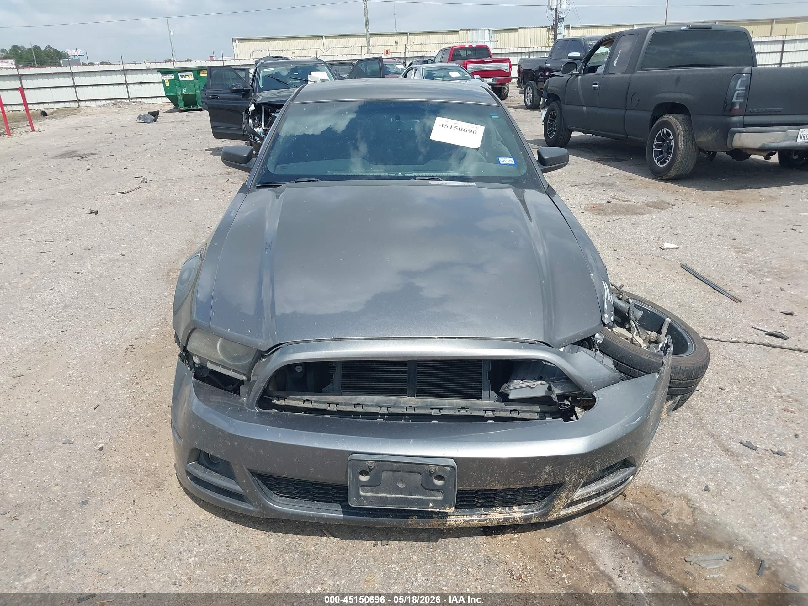 2014 Ford Mustang V6 Серый vin: 1ZVBP8AM4E5309658
