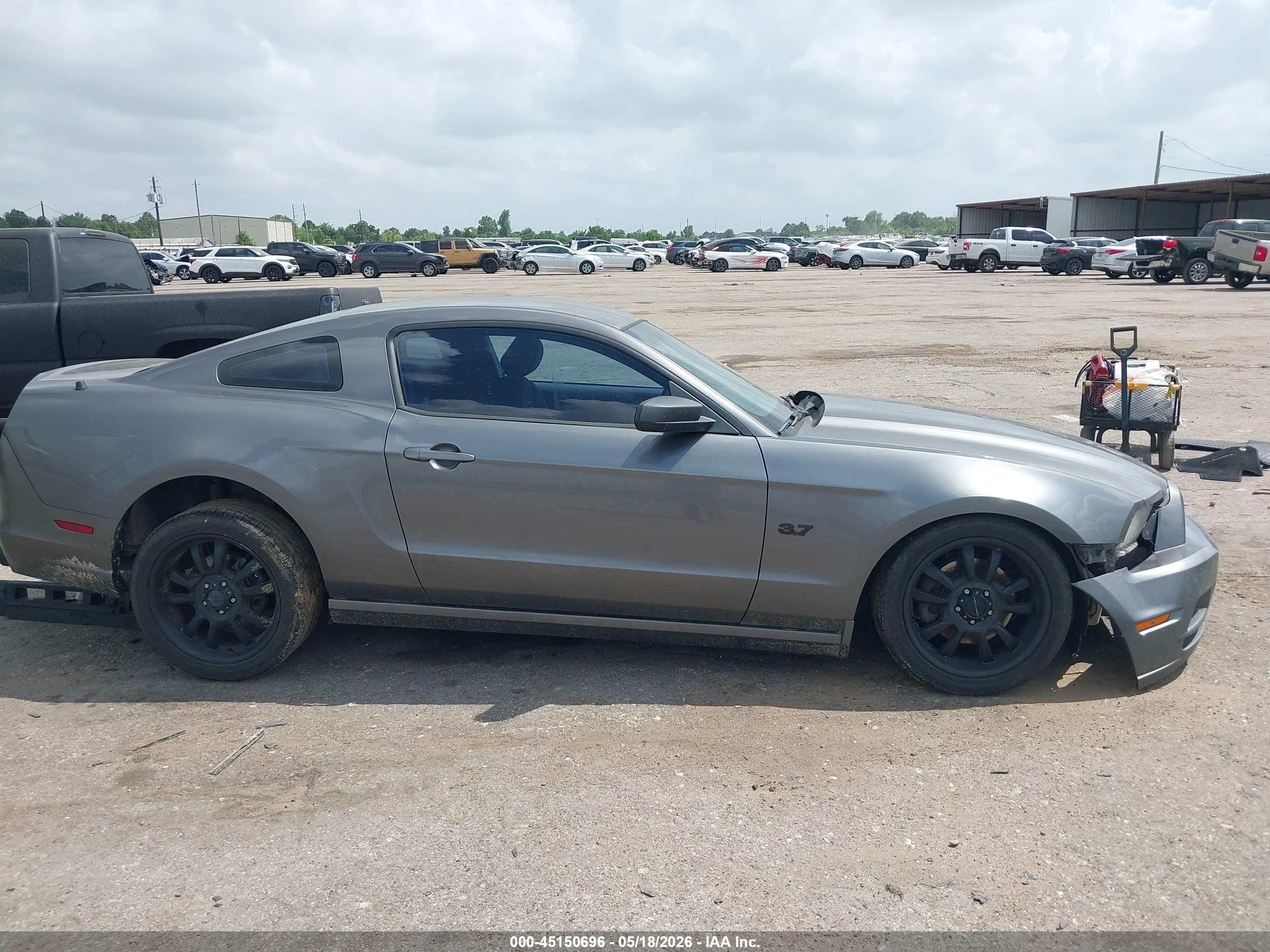 2014 Ford Mustang V6 Серый vin: 1ZVBP8AM4E5309658