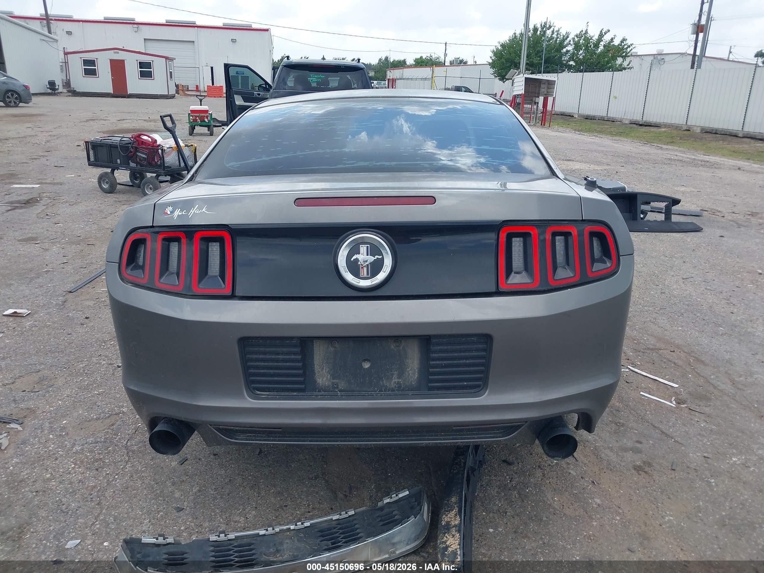 2014 Ford Mustang V6 Серый vin: 1ZVBP8AM4E5309658