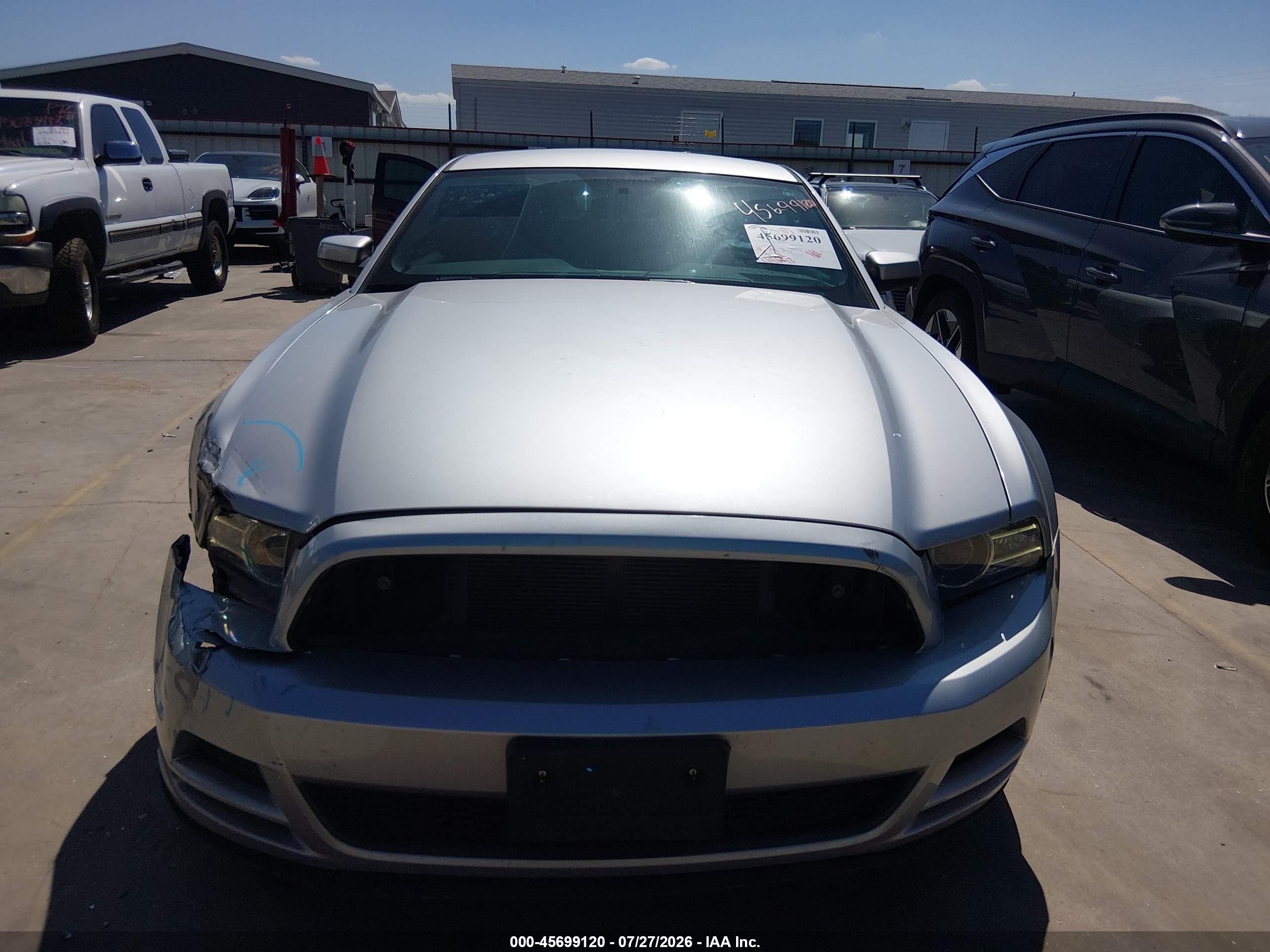 2014 Ford Mustang V6 Premium Silver vin: 1ZVBP8AM4E5321020