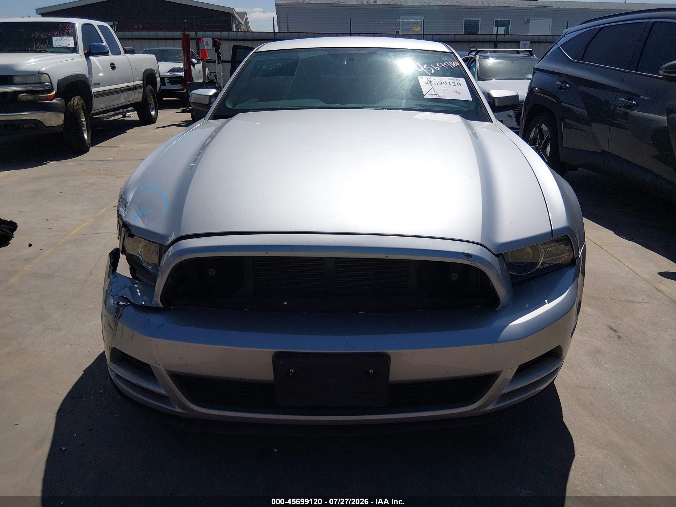 2014 Ford Mustang V6 Premium Silver vin: 1ZVBP8AM4E5321020