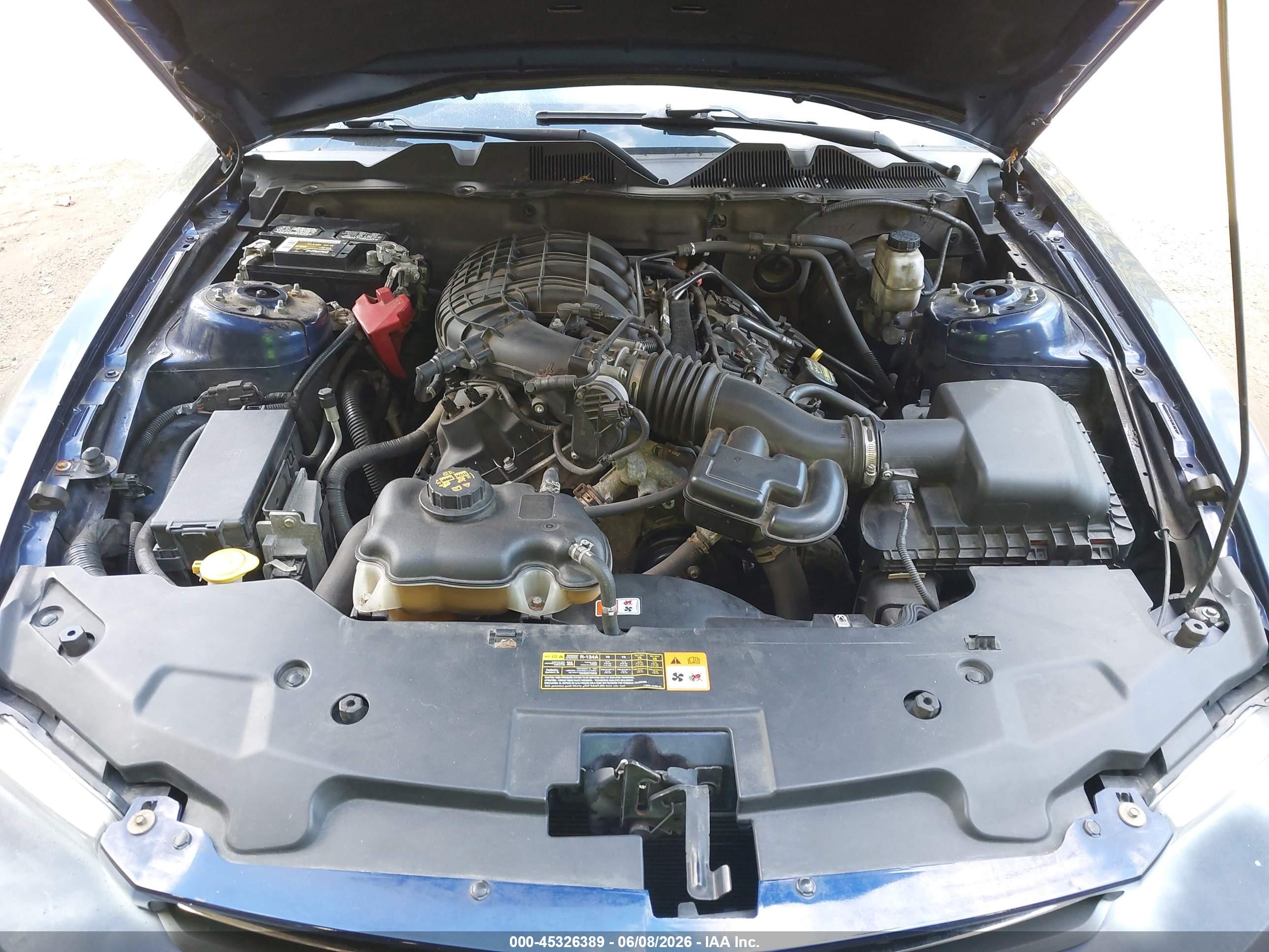 2011 Ford Mustang V6 Premium Blue vin: 1ZVBP8AM5B5116236