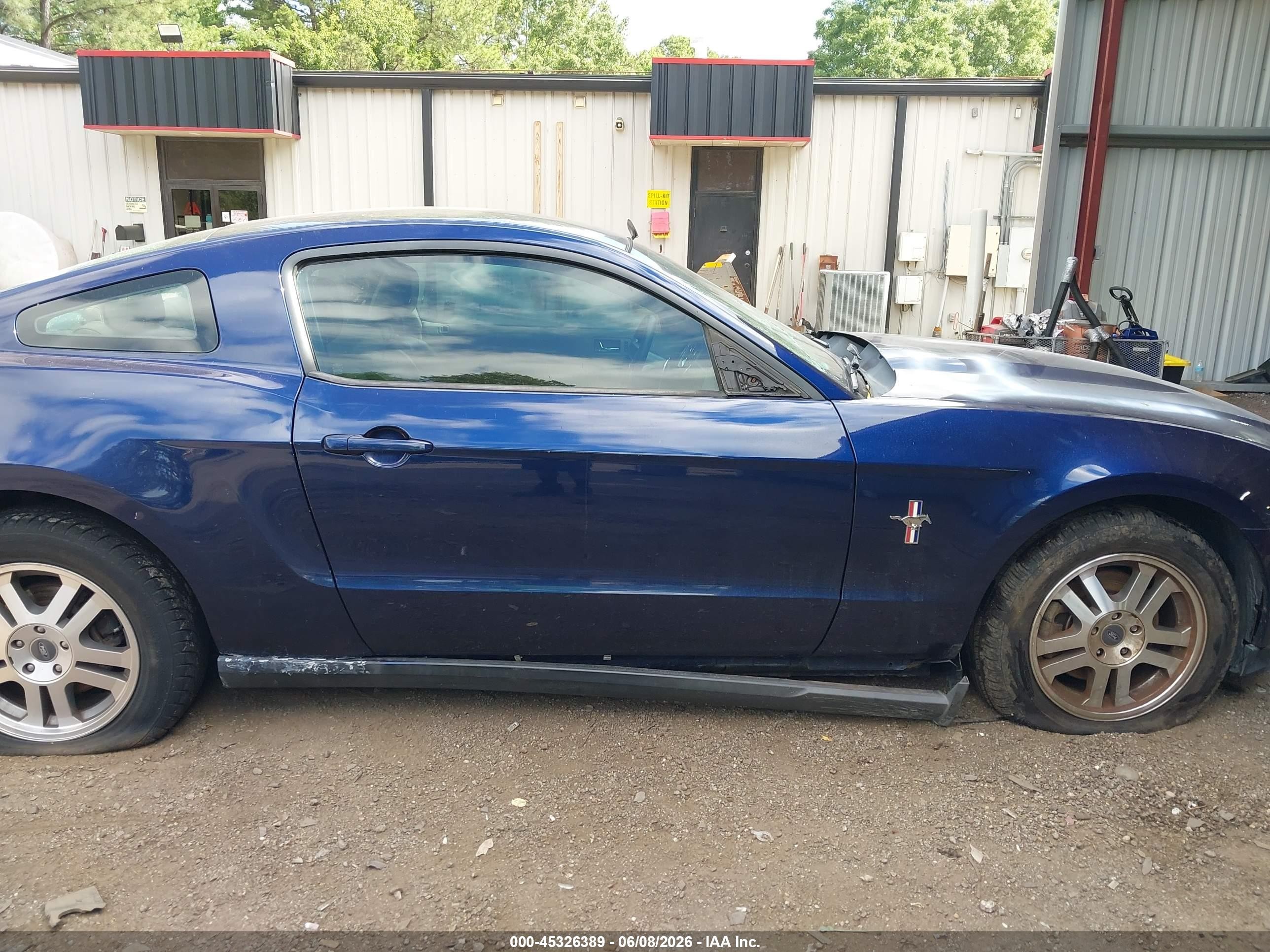 2011 Ford Mustang V6 Premium Blue vin: 1ZVBP8AM5B5116236