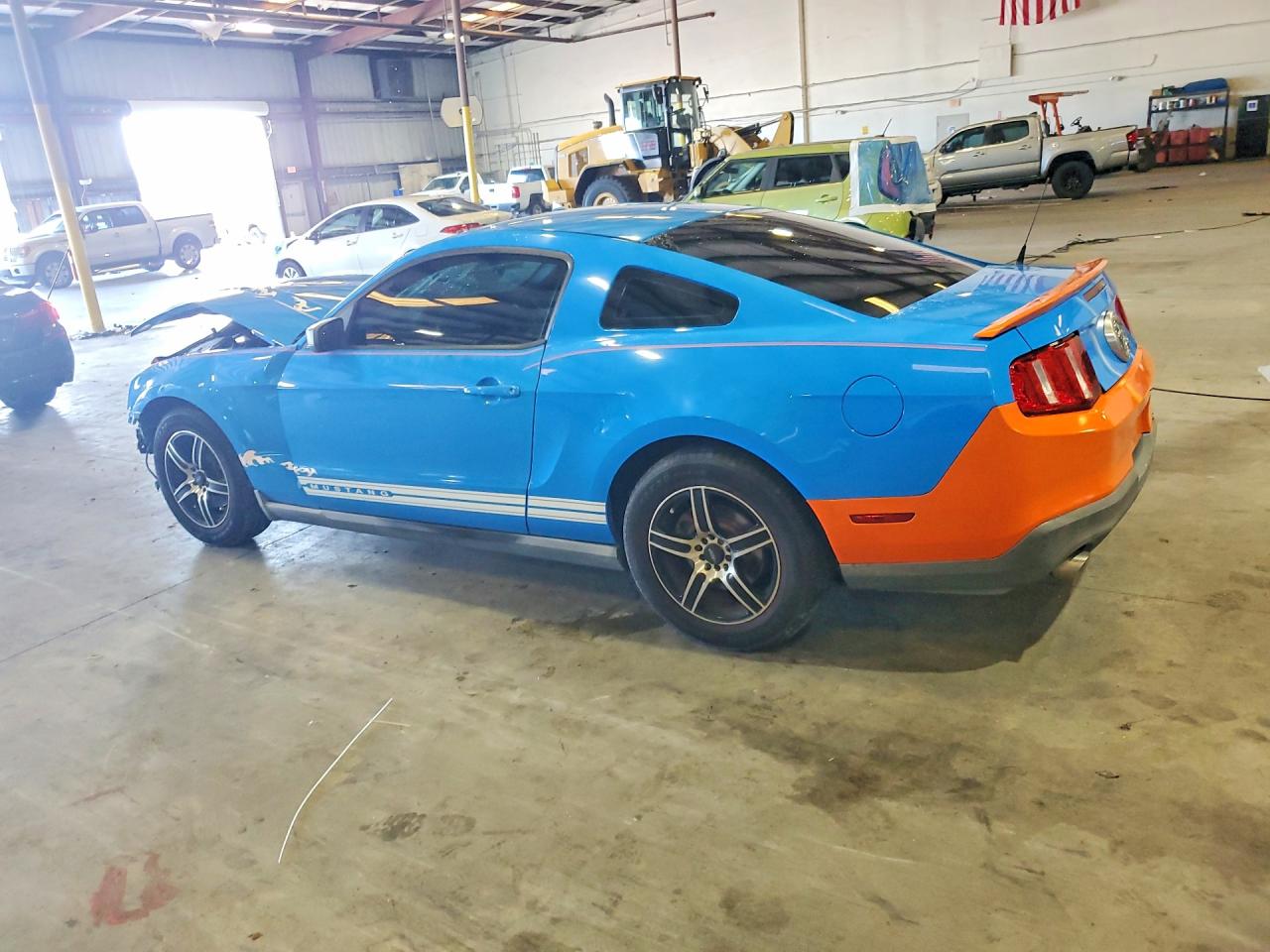 2011 Ford Mustang Blue vin: 1ZVBP8AM5B5129696
