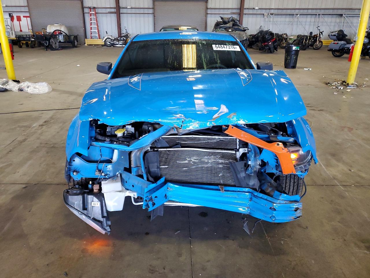 2011 Ford Mustang Blue vin: 1ZVBP8AM5B5129696