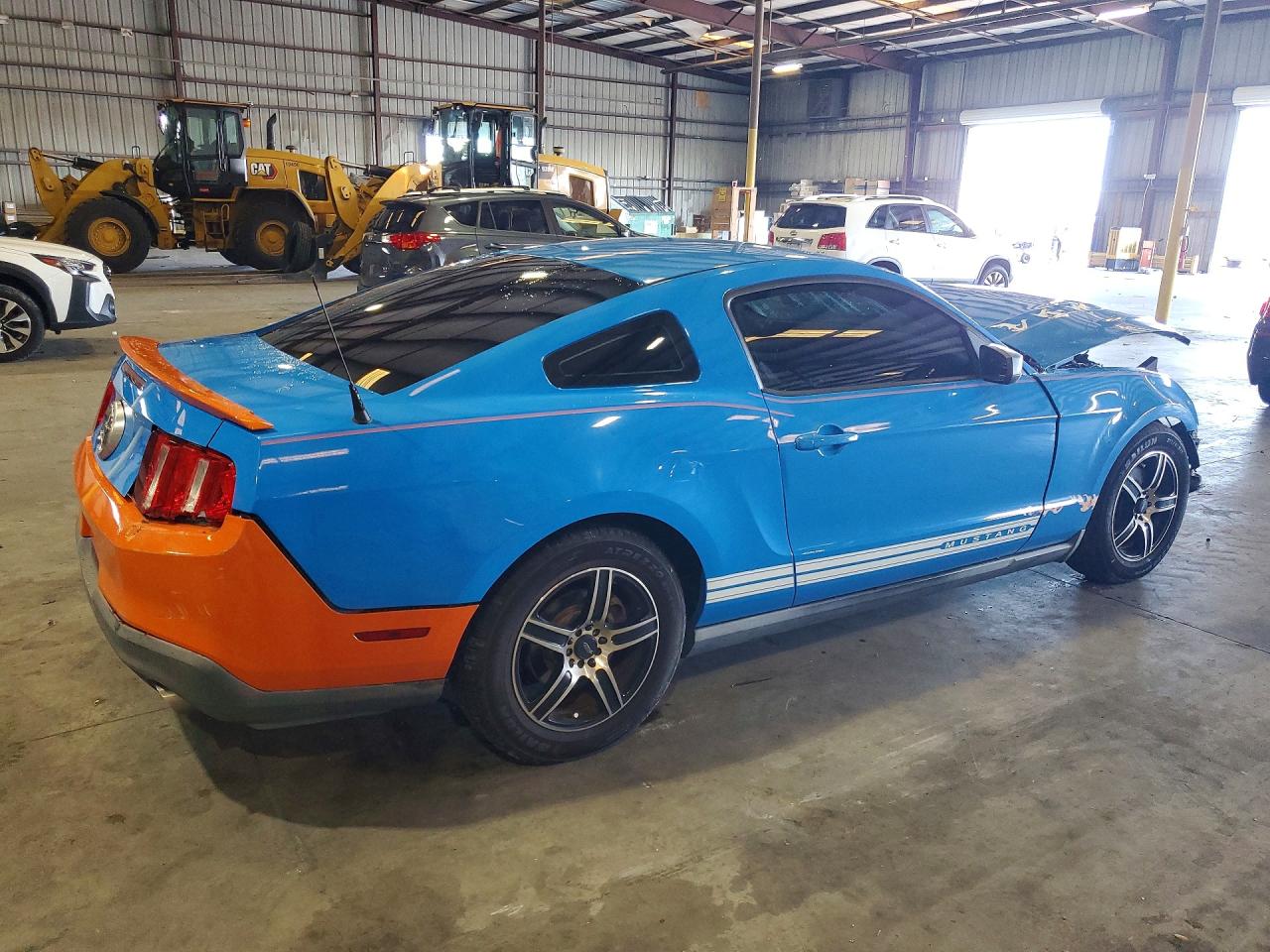 2011 Ford Mustang Blue vin: 1ZVBP8AM5B5129696