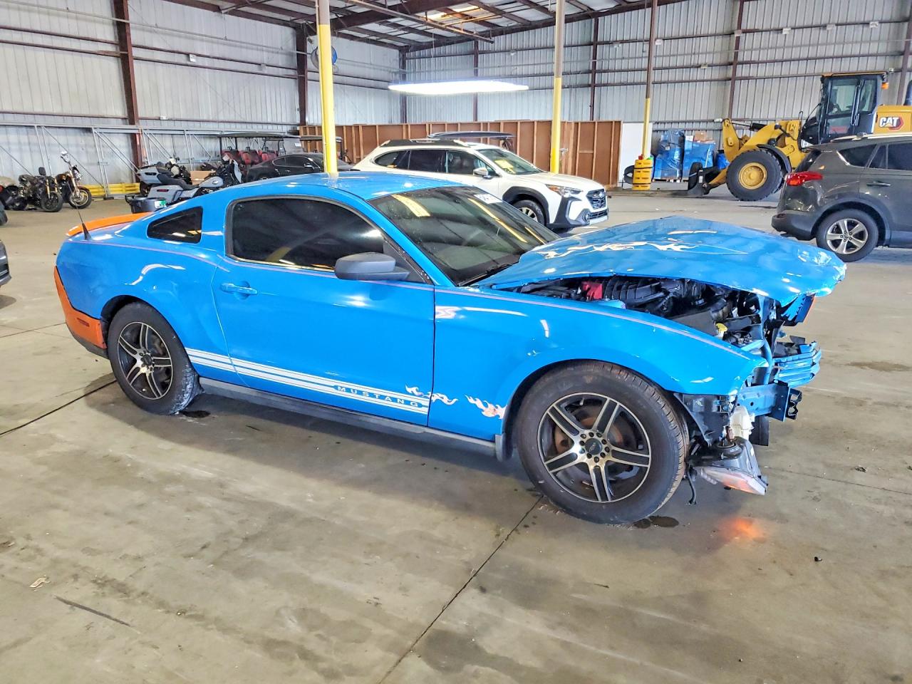 2011 Ford Mustang Blue vin: 1ZVBP8AM5B5129696