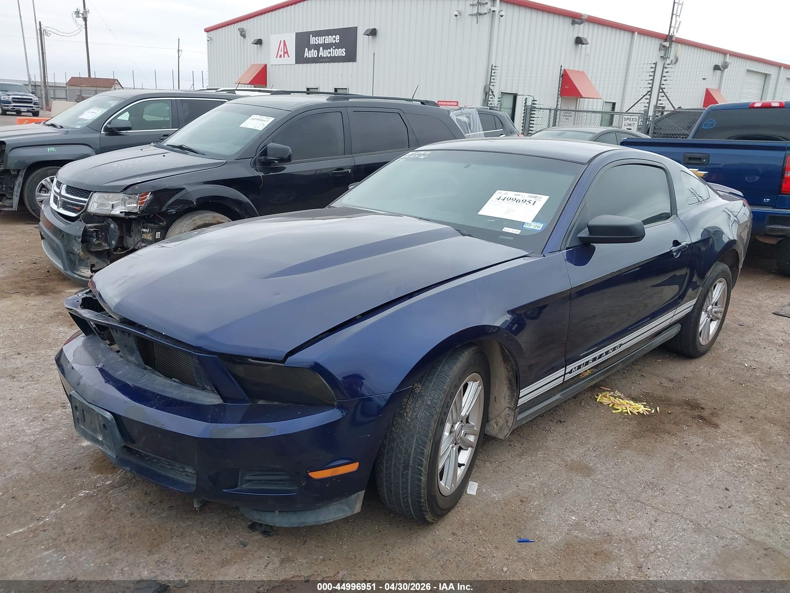 2011 Ford Mustang V6 Dark Blue vin: 1ZVBP8AM5B5134199
