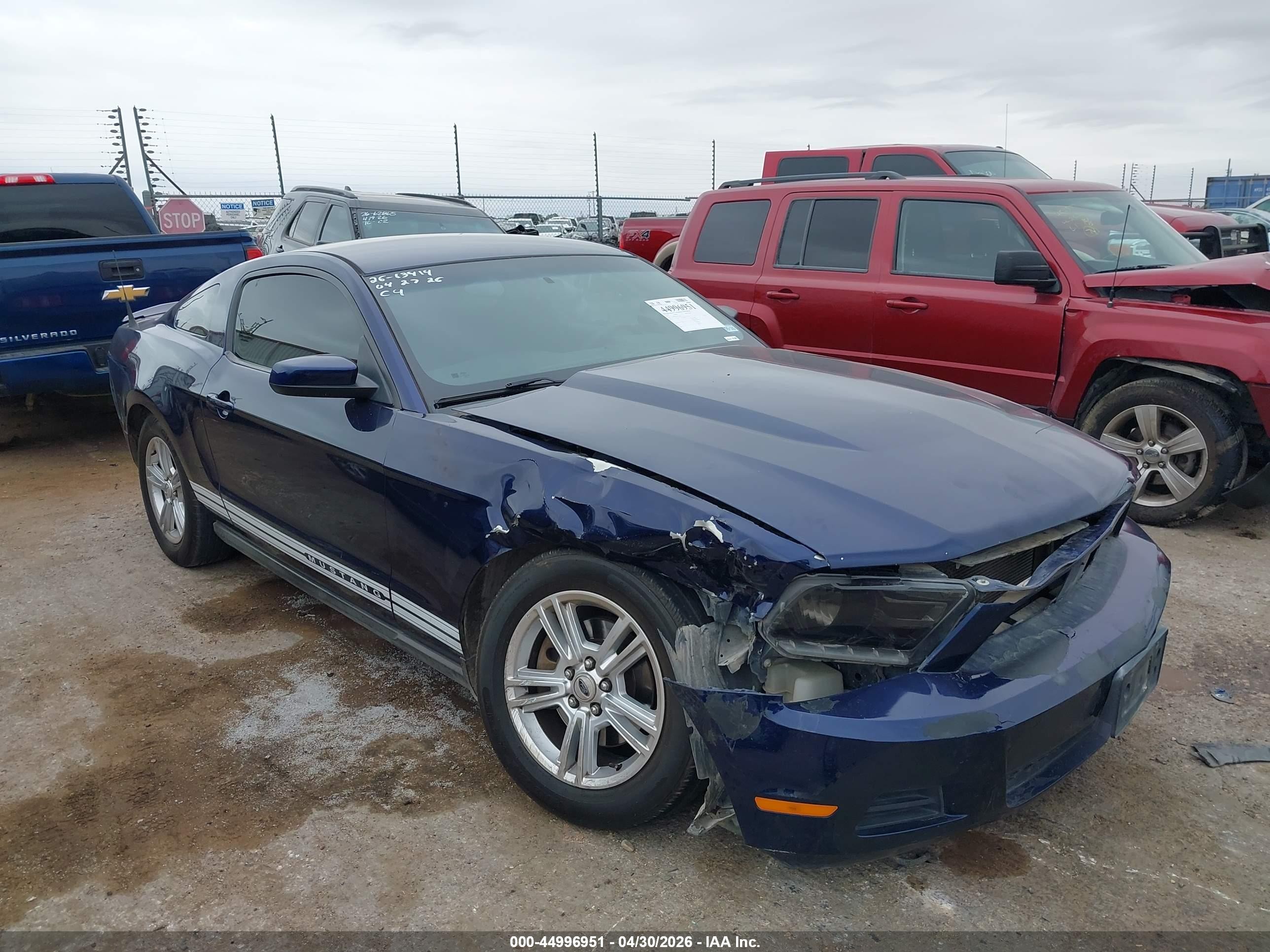 2011 Ford Mustang V6 Dark Blue vin: 1ZVBP8AM5B5134199