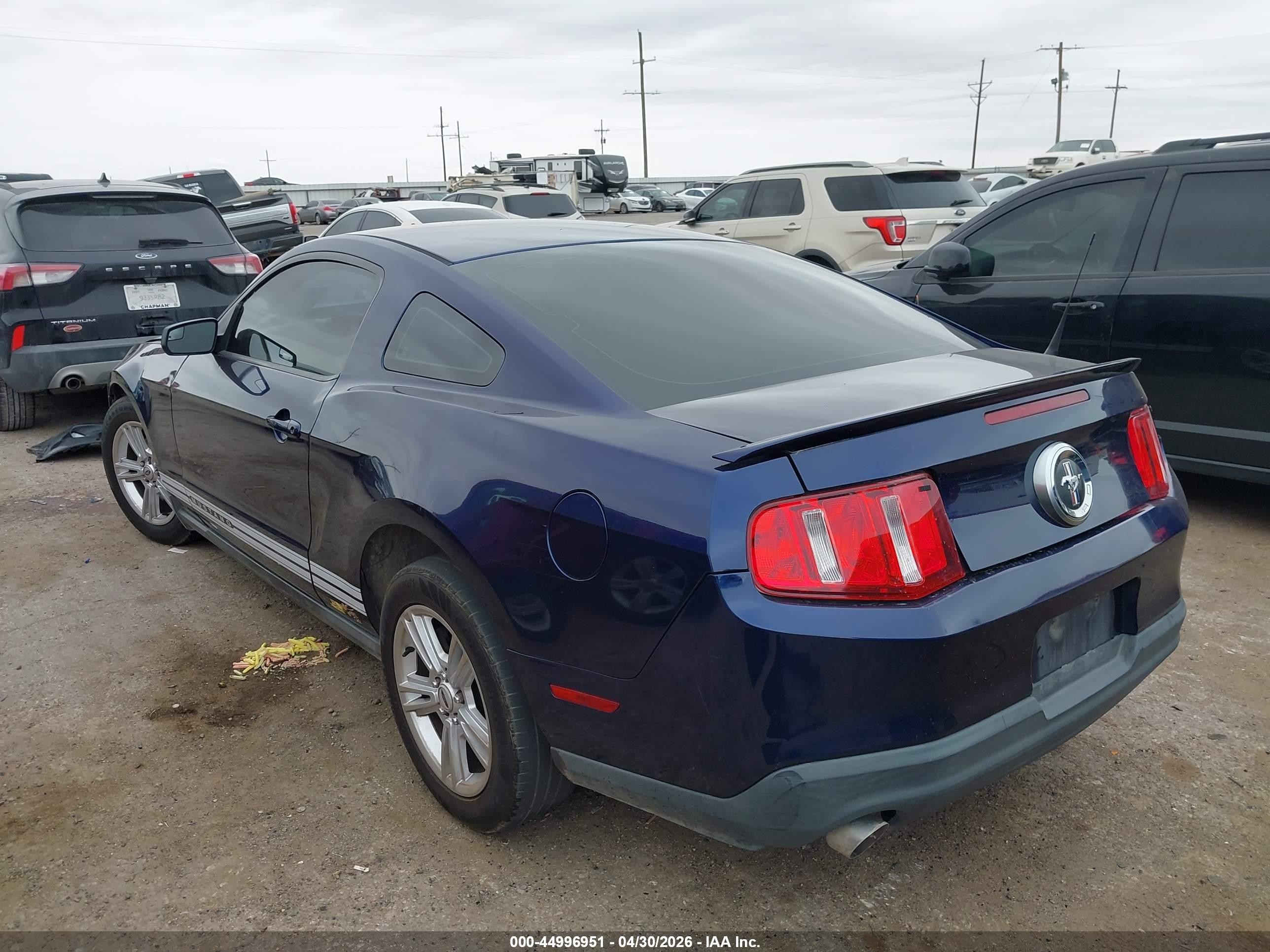 2011 Ford Mustang V6 Dark Blue vin: 1ZVBP8AM5B5134199