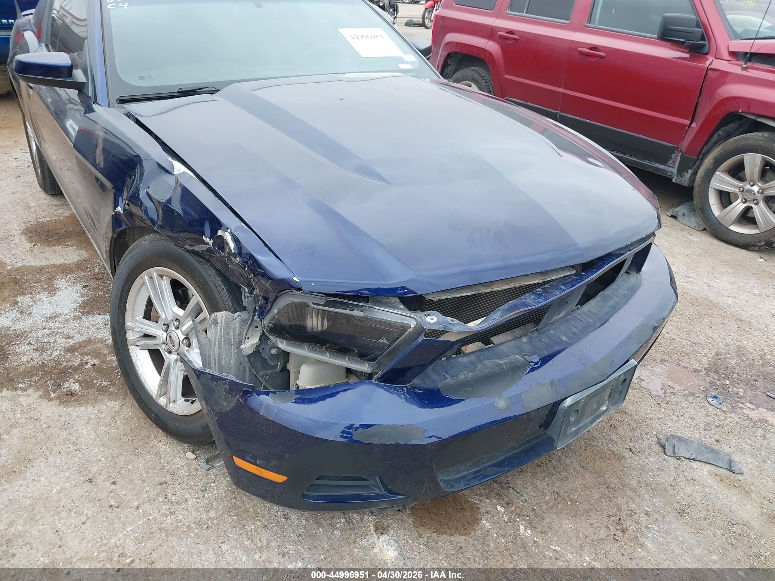 2011 Ford Mustang V6 Dark Blue vin: 1ZVBP8AM5B5134199