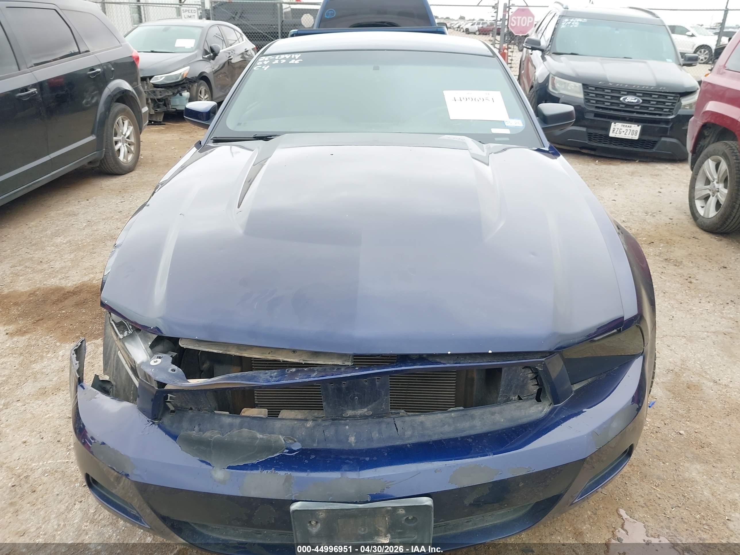 2011 Ford Mustang V6 Dark Blue vin: 1ZVBP8AM5B5134199